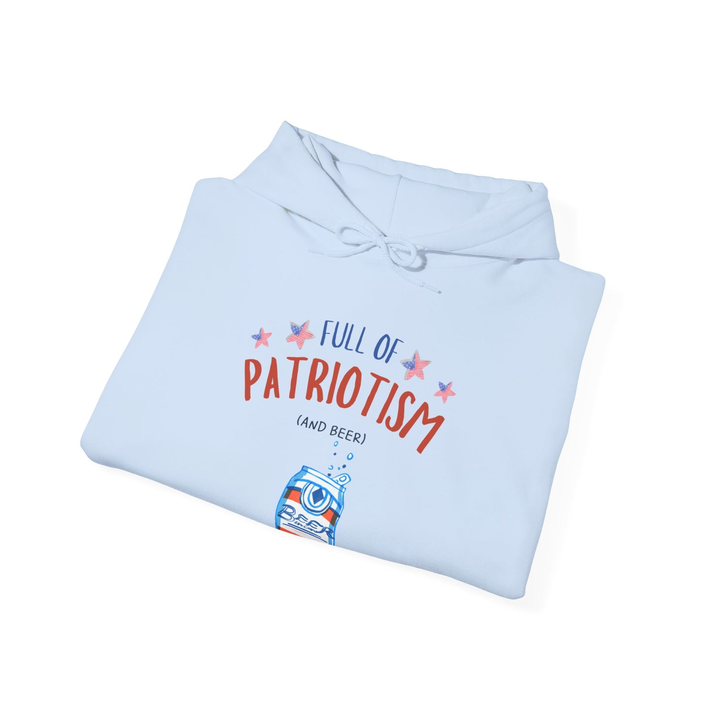 Full of Patriotism and Beer Unisex Heavy Blend™ Hooded Sweatshirt