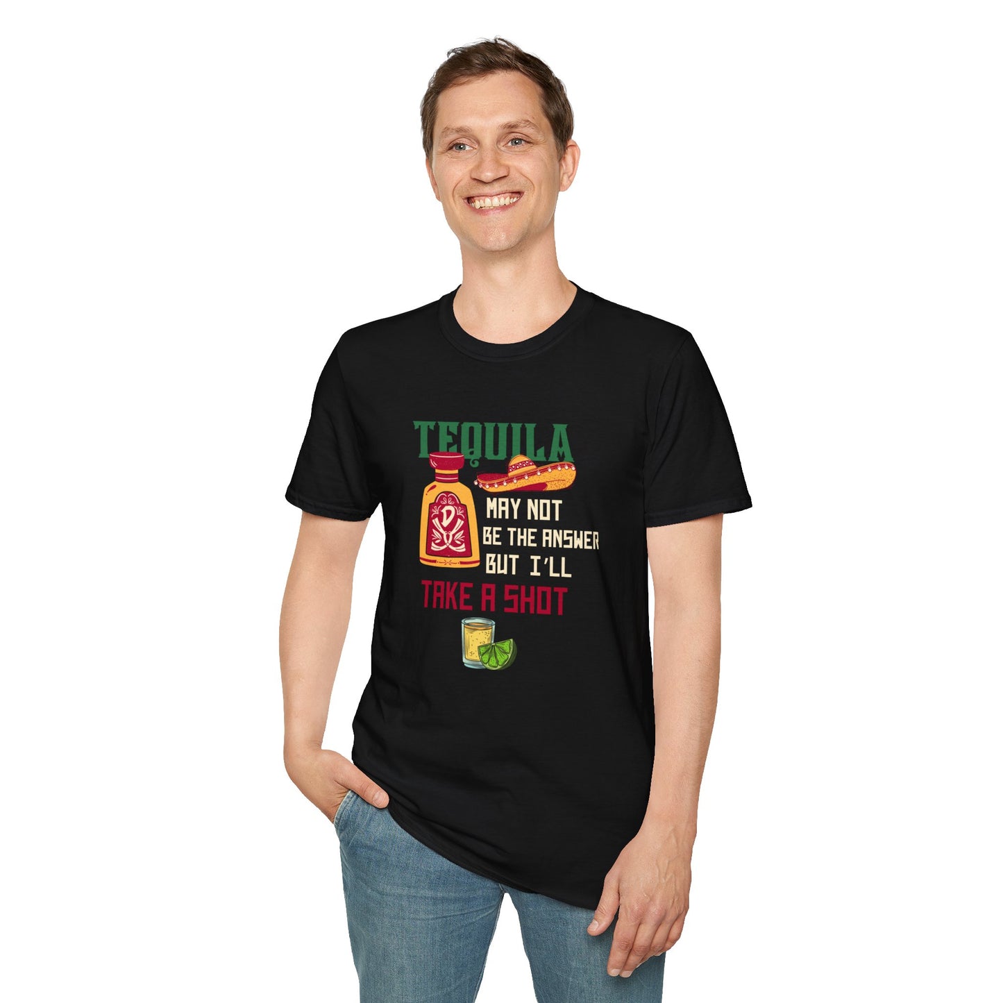 Tequila Take a Shot Unisex Softstyle T-Shirt
