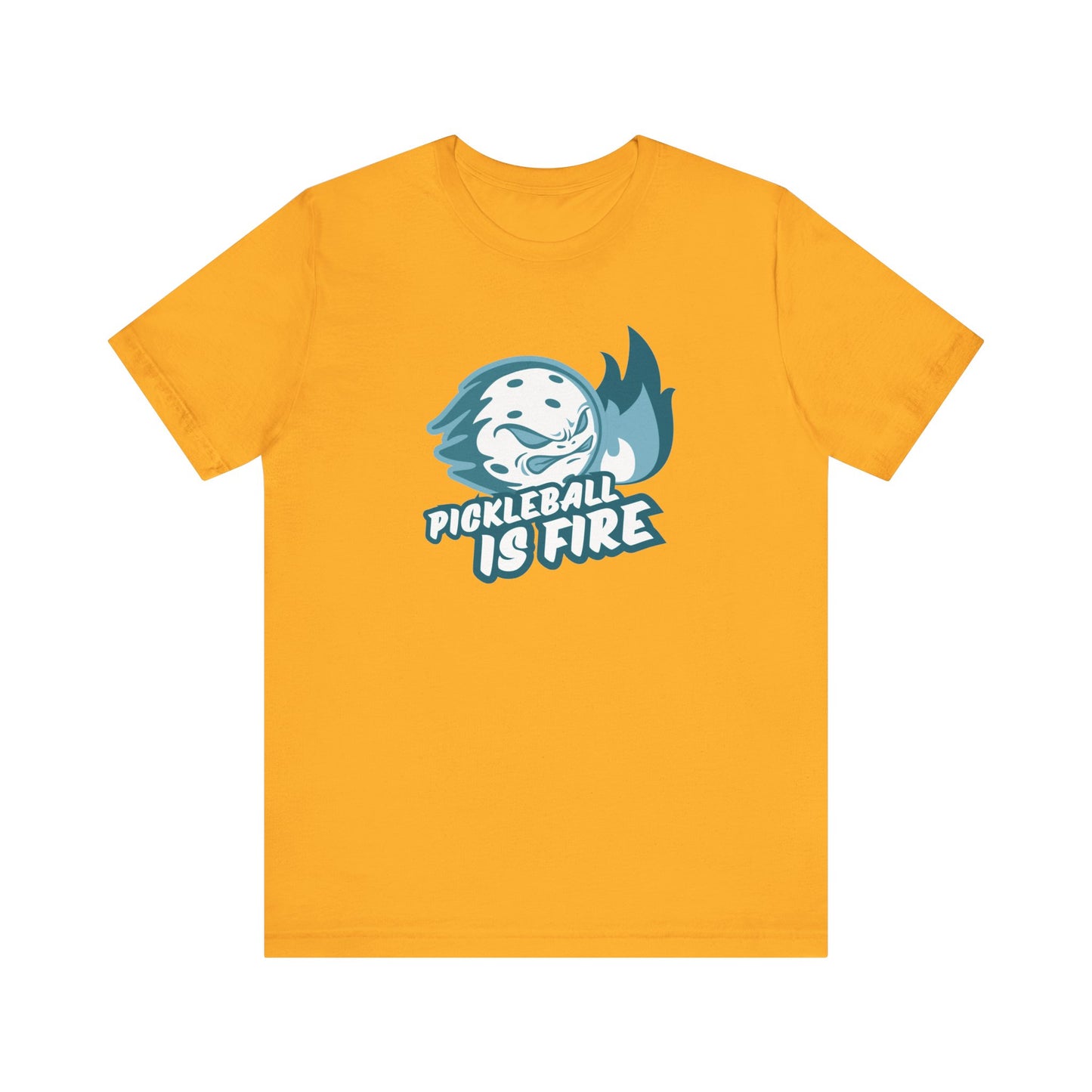 Pickleball Is Fire Unisex Jersey Short Sleeve Tee