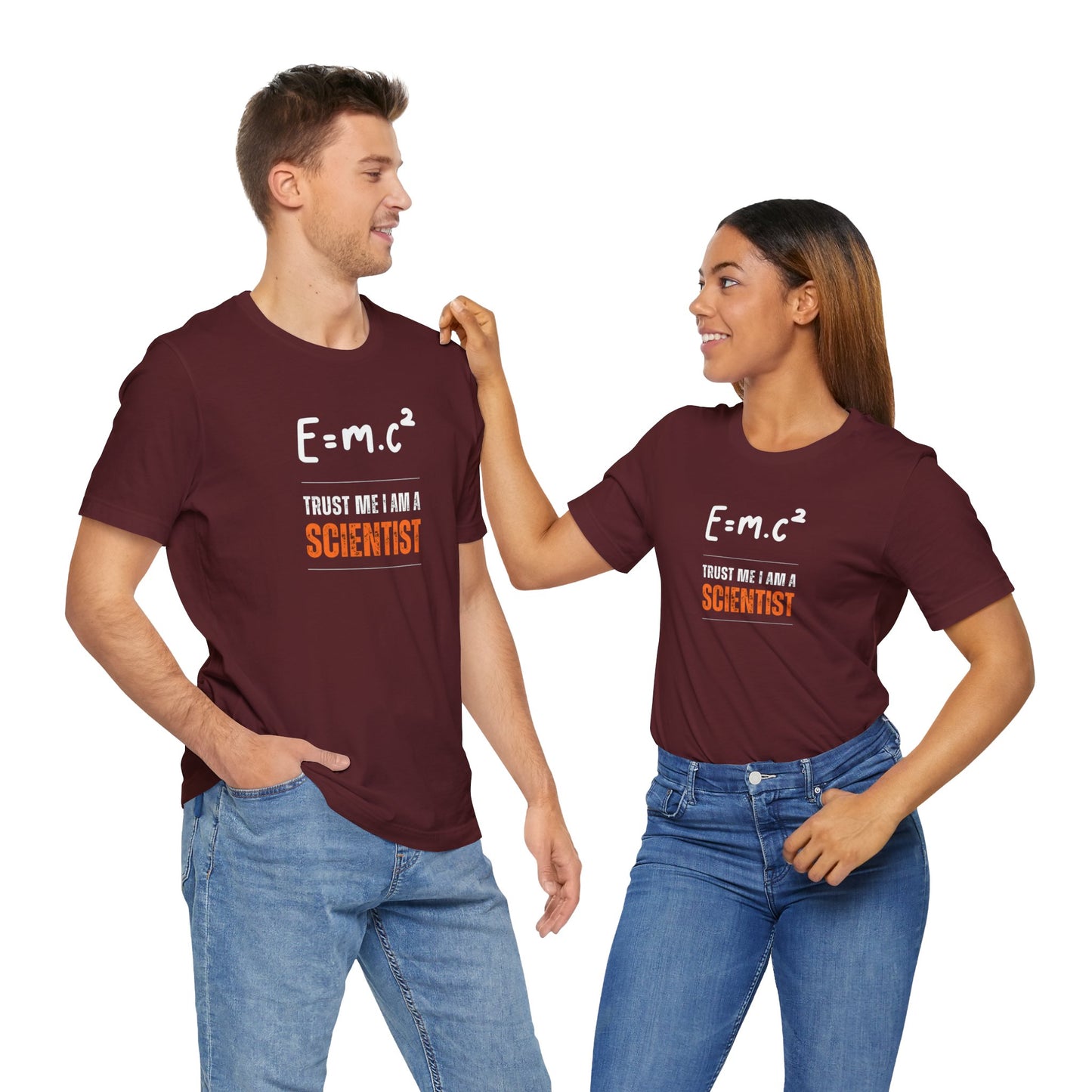 E = m.c Squared Unisex Jersey Short Sleeve Tee