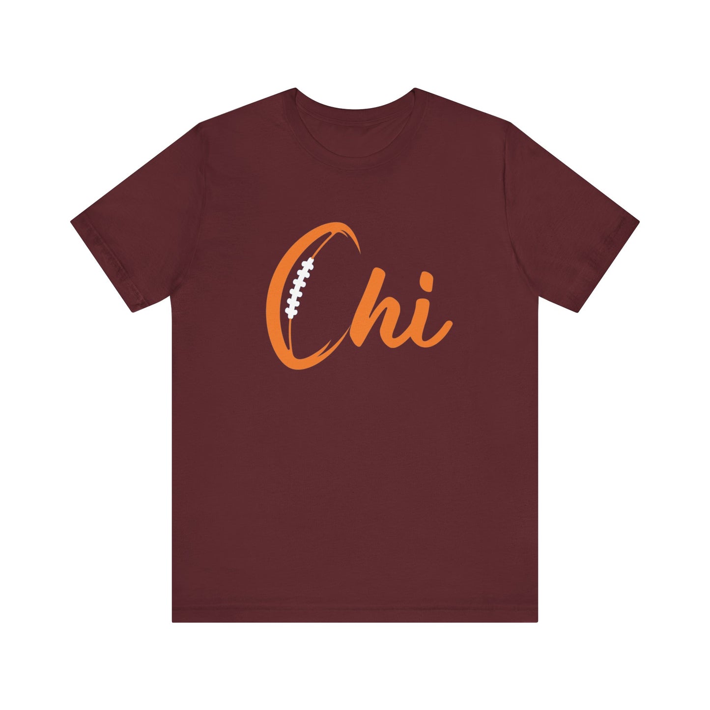 Chi Football/ Orange Unisex Jersey Short Sleeve Tee