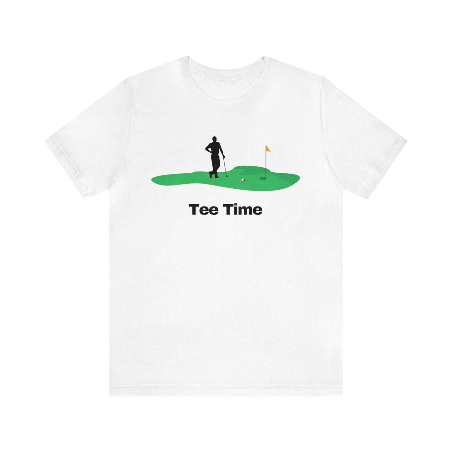 Golf/ Tee Time Unisex Jersey Short Sleeve Tee