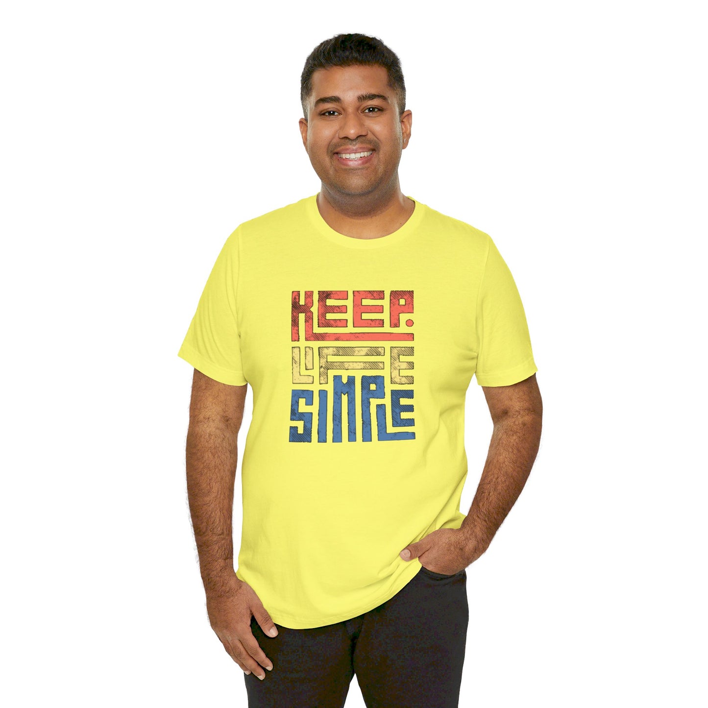 Keep Life Simple Unisex Jersey Short Sleeve Tee