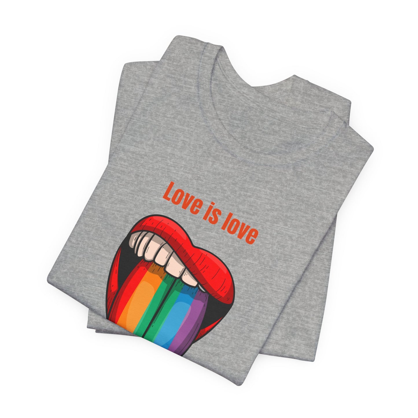 Love Is Love Unisex Jersey Short Sleeve Tee