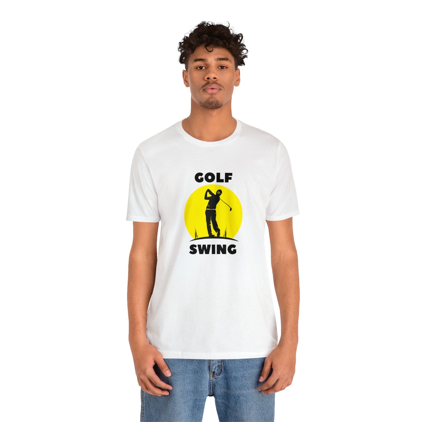 Golf Swing Unisex Jersey Short Sleeve Tee