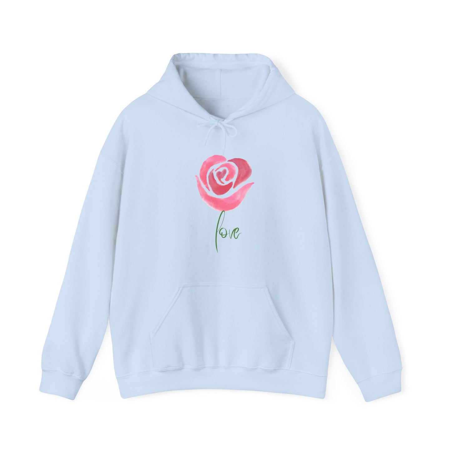 Flower Love Unisex Heavy Blend™ Hooded Sweatshirt