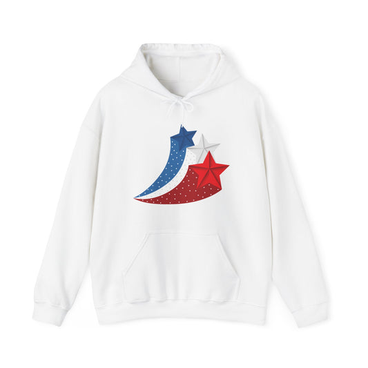 Red White Blue Stars Unisex Heavy Blend™ Hooded Sweatshirt