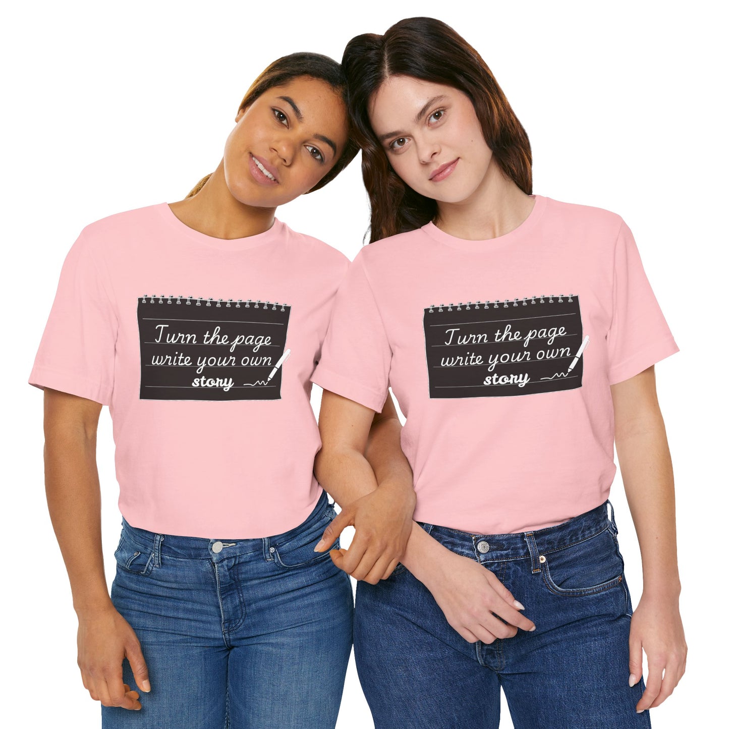 Turn the Page And Write Your Story Unisex Softstyle T-Shirt
