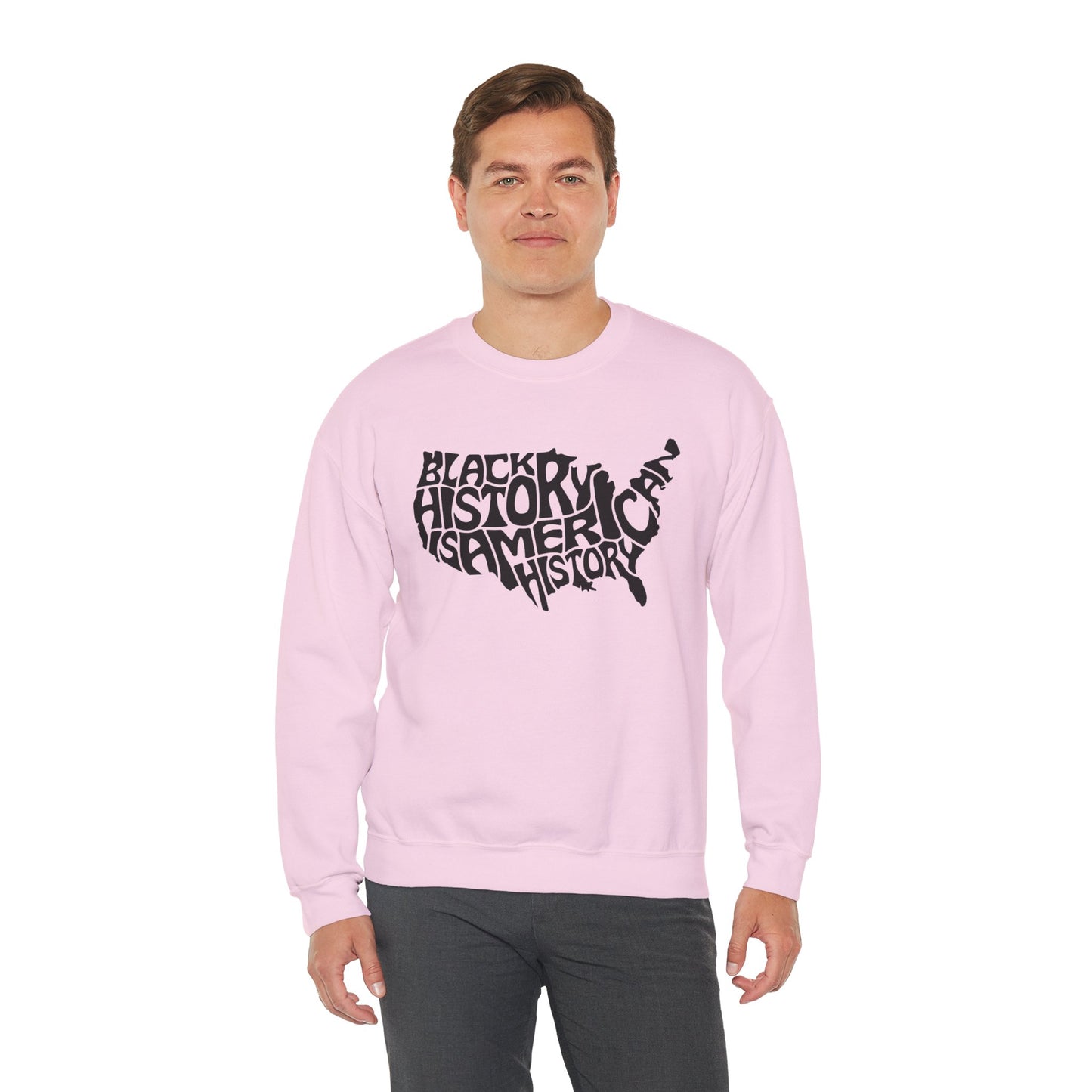 Black History Unisex Heavy Blend™ Crewneck Sweatshirt