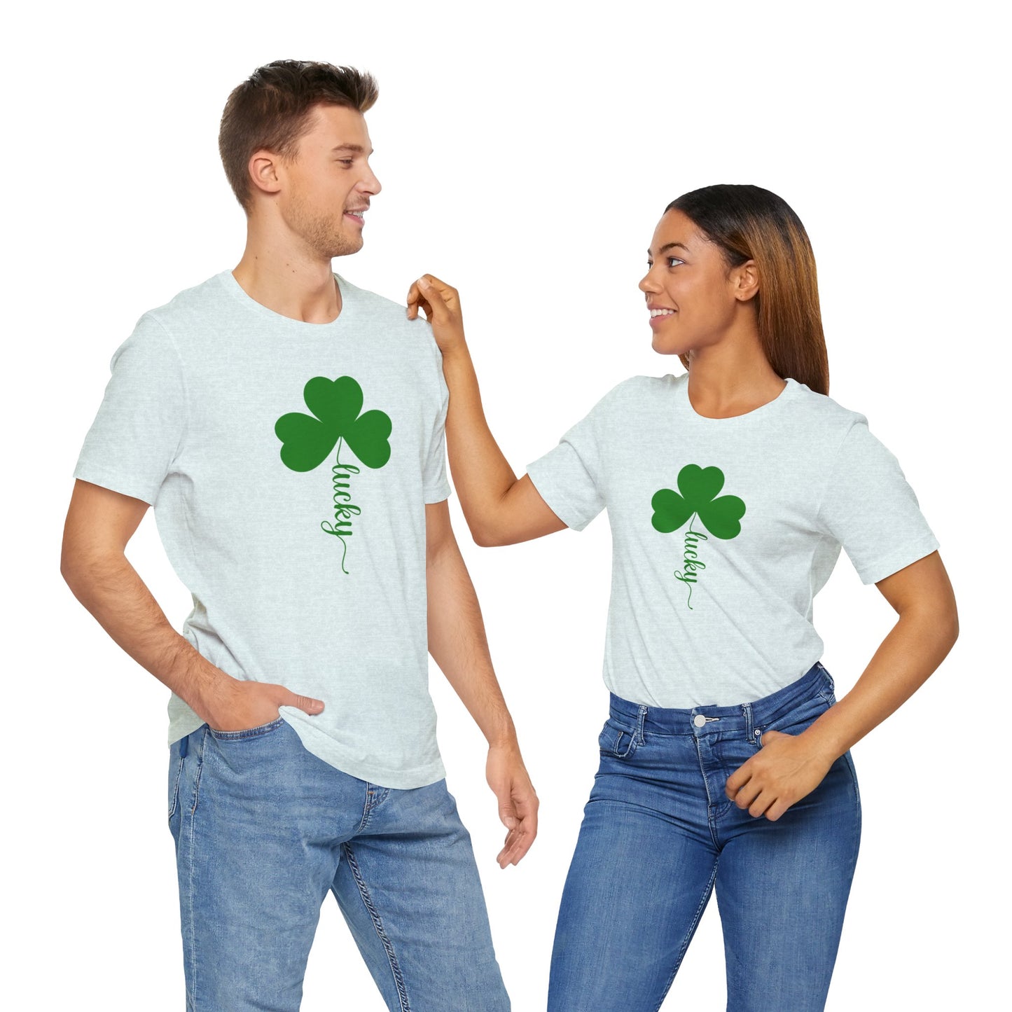 Clover/ Lucky Unisex Jersey Short Sleeve Tee