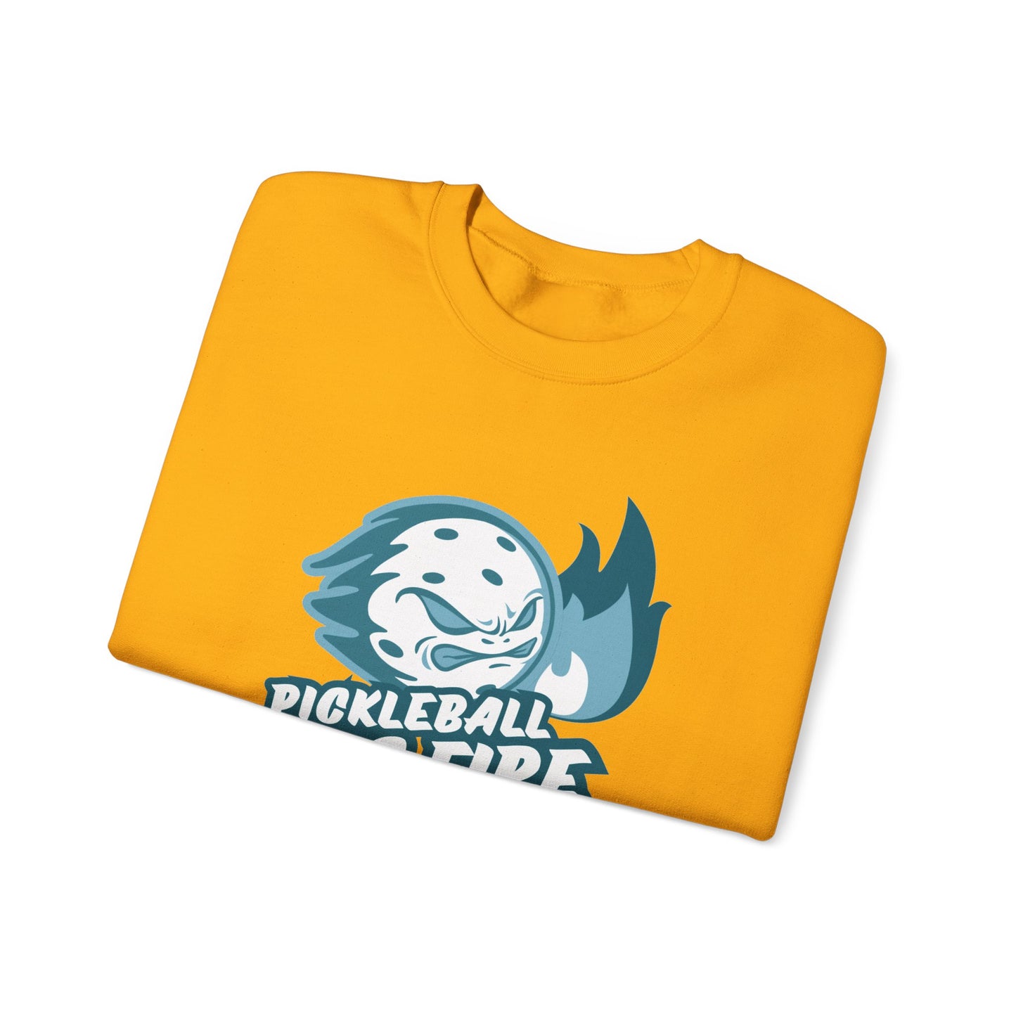 Pickleball is Fire Unisex Heavy Blend™ Crewneck Sweatshirt