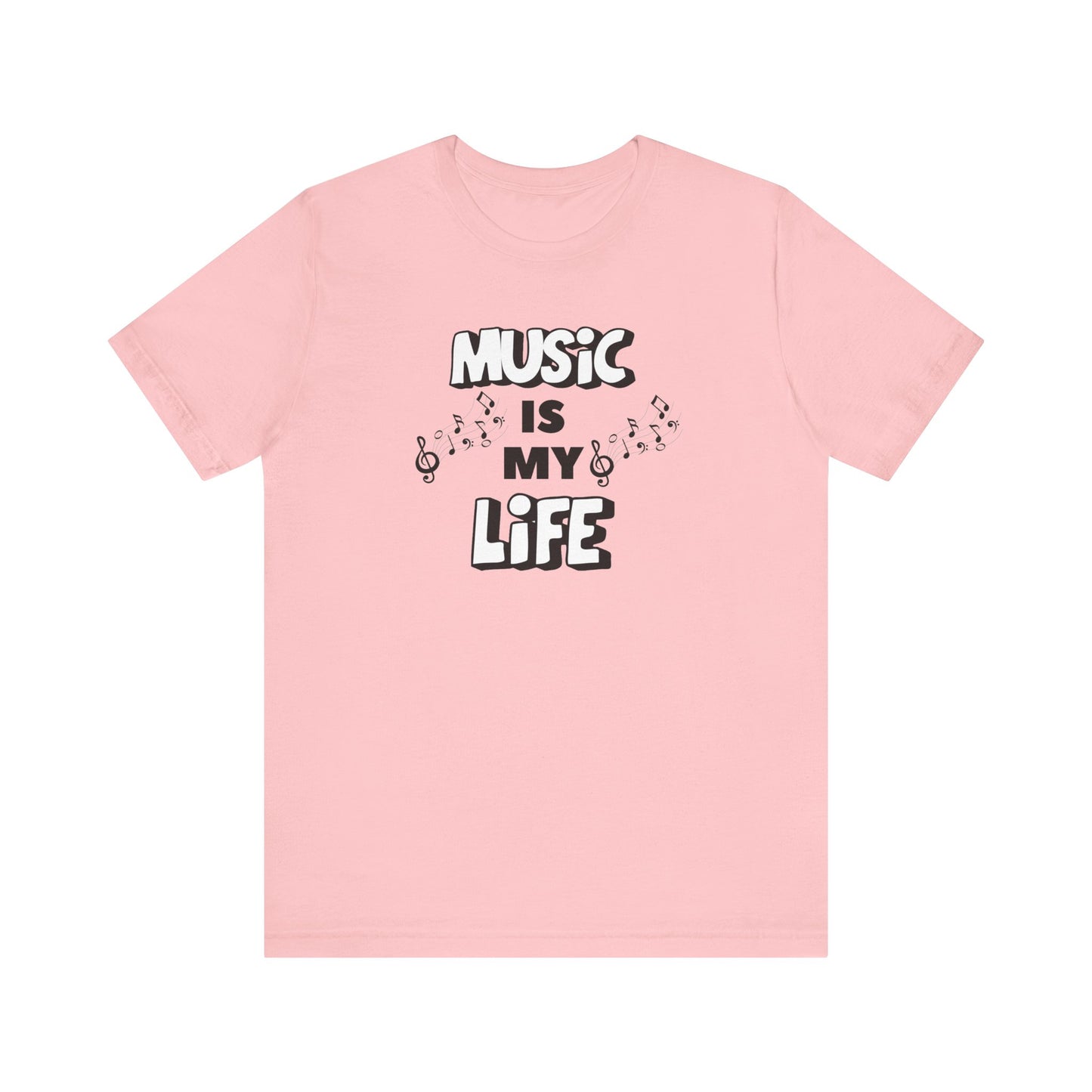 Music is My Life Unisex Jersey Short Sleeve Tee