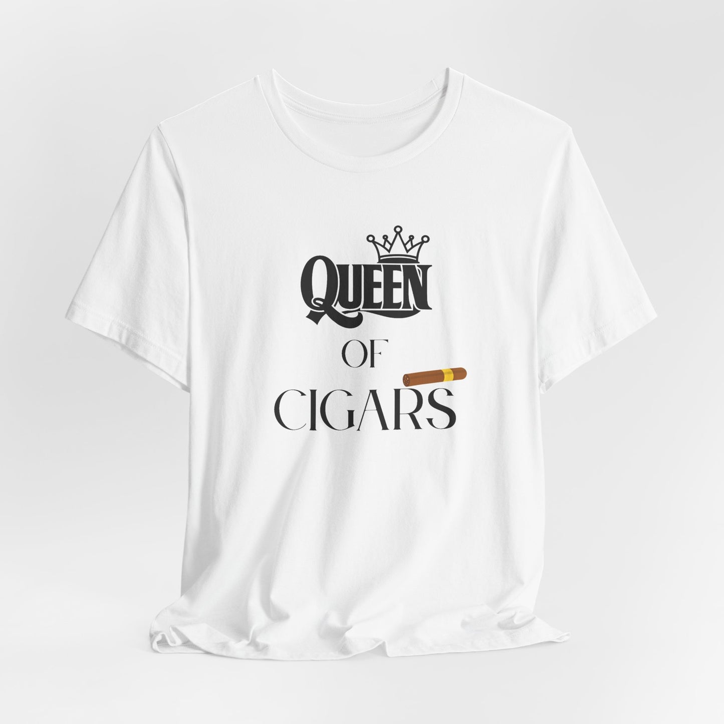 Cigars/ Queen of Cigars Unisex Jersey Short Sleeve Tee