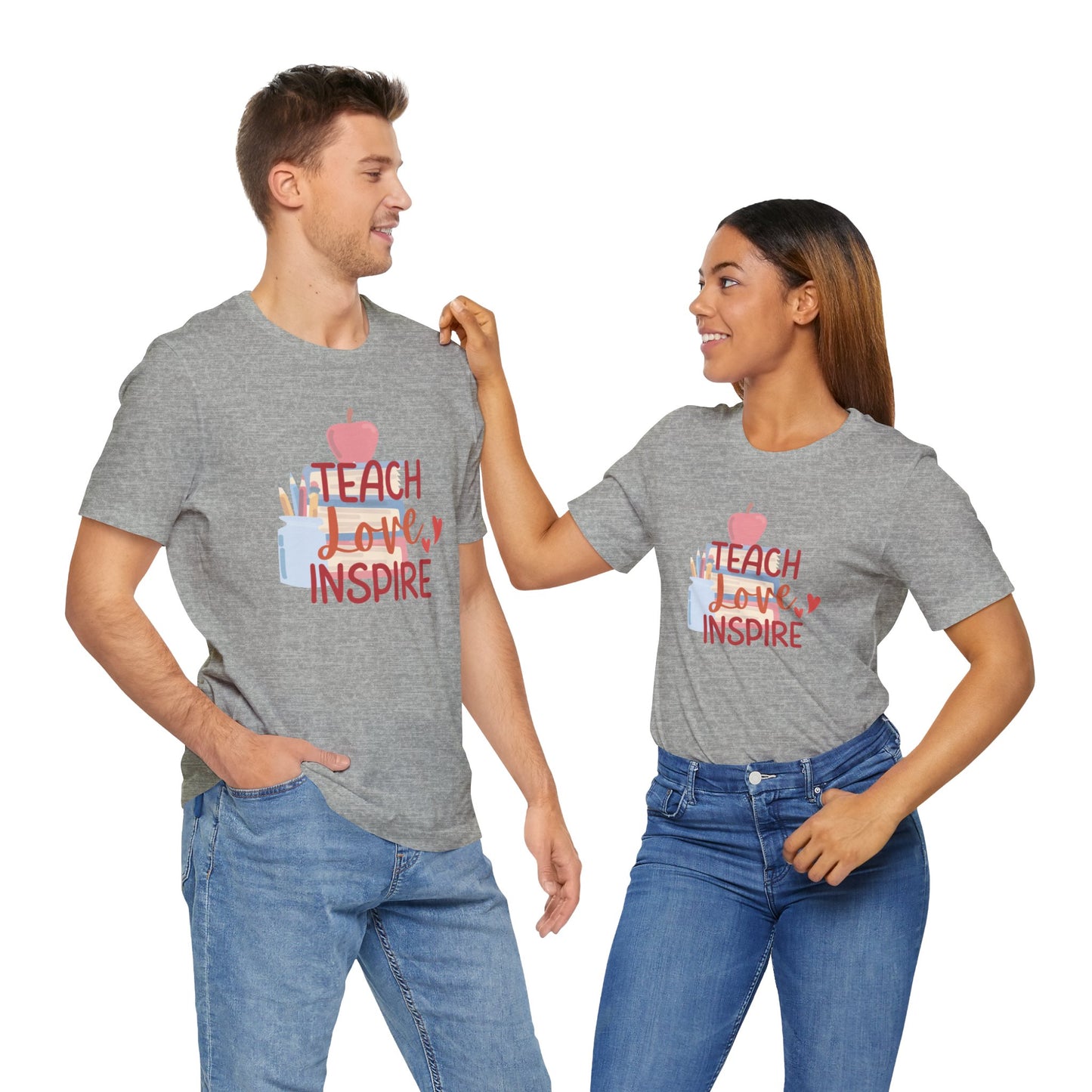 Teach Love Inspire Unisex Jersey Short Sleeve Tee