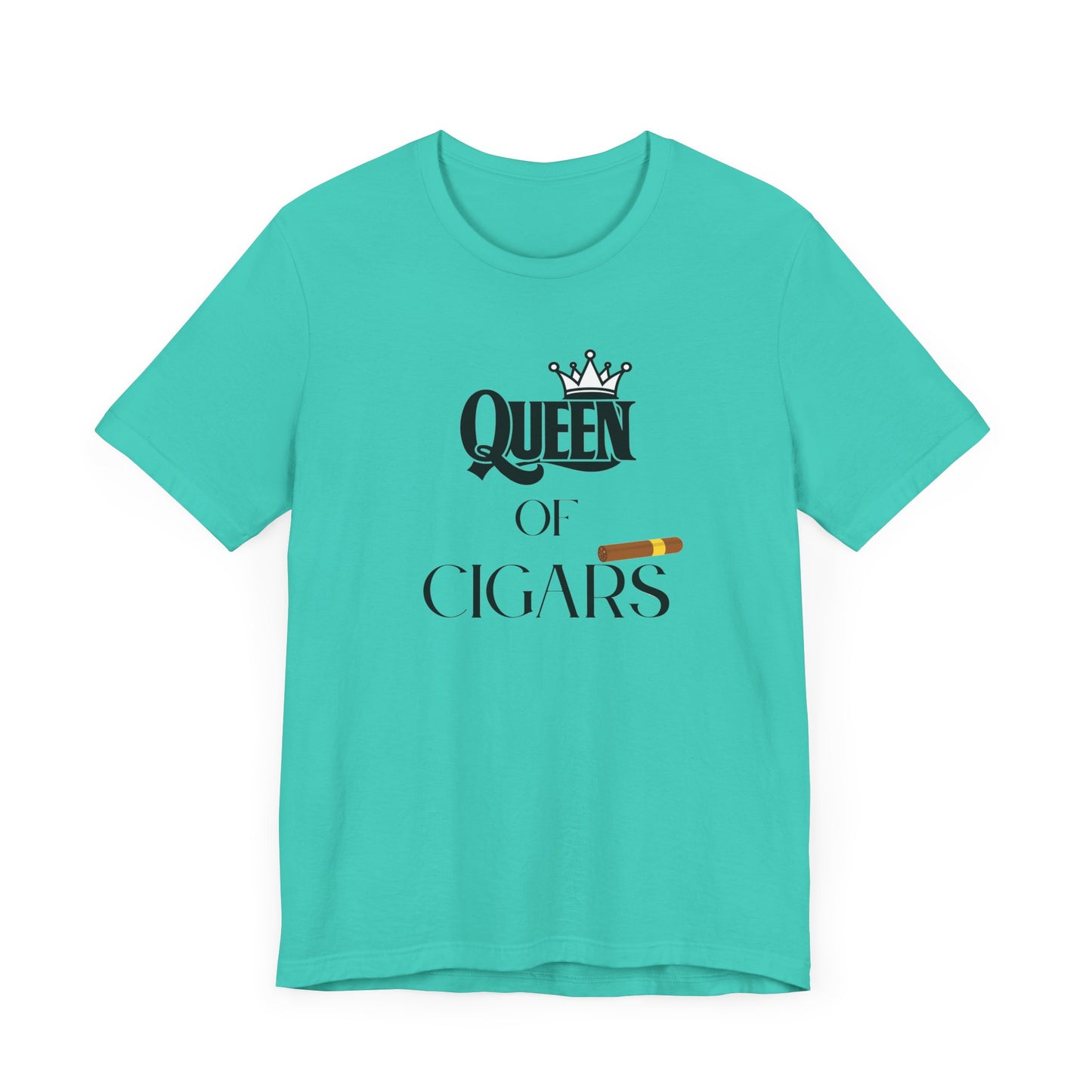 Cigars/ Queen of Cigars Unisex Jersey Short Sleeve Tee