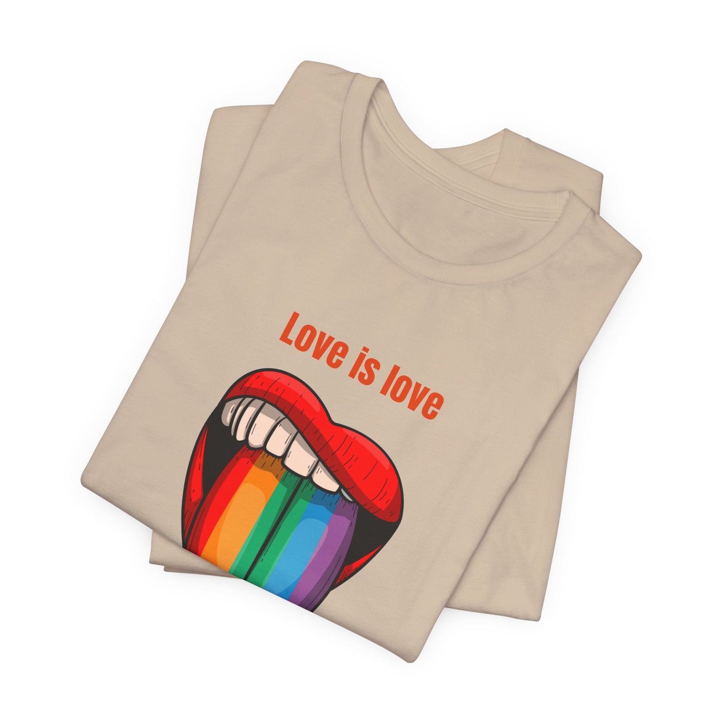 Love Is Love Unisex Jersey Short Sleeve Tee