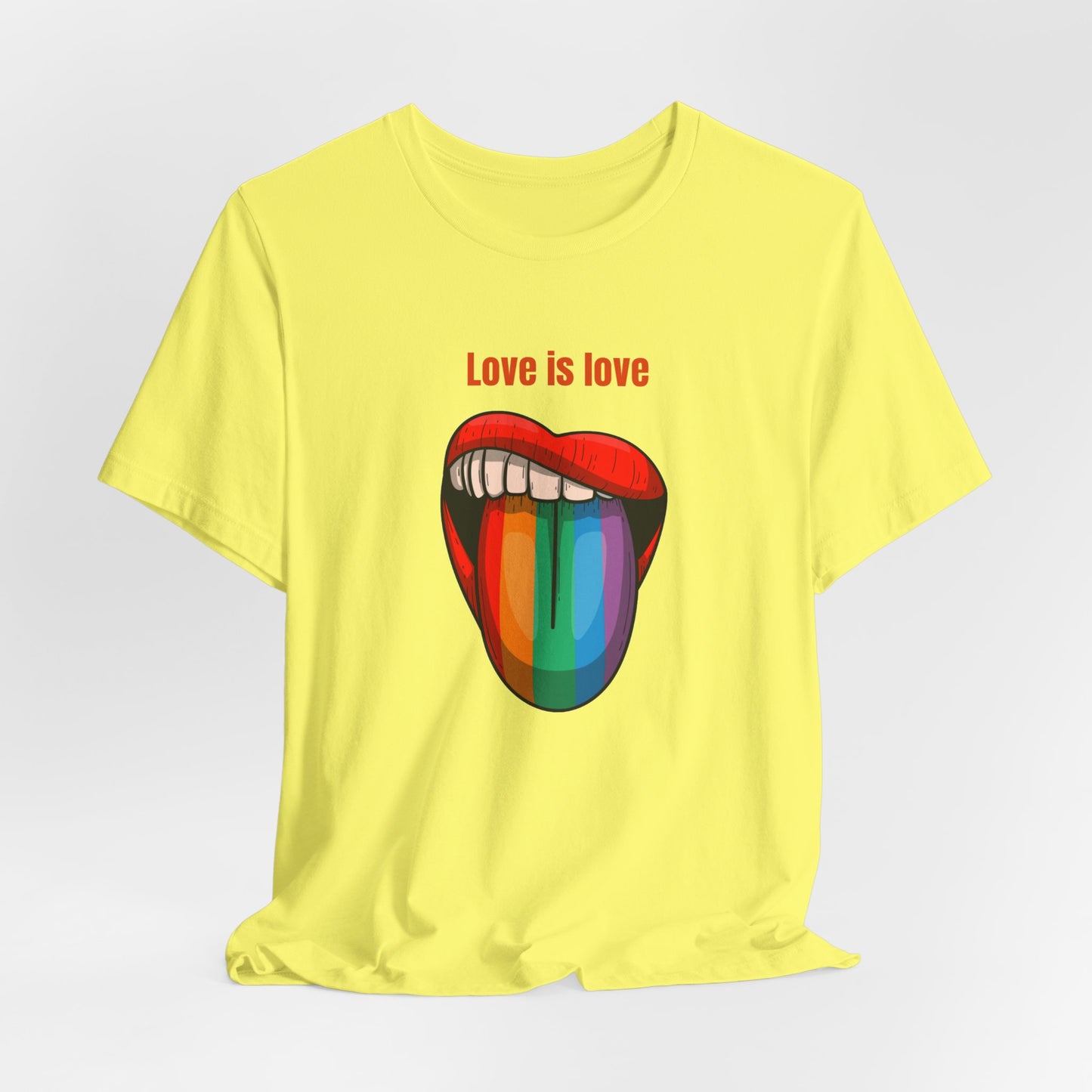 Love Is Love Unisex Jersey Short Sleeve Tee