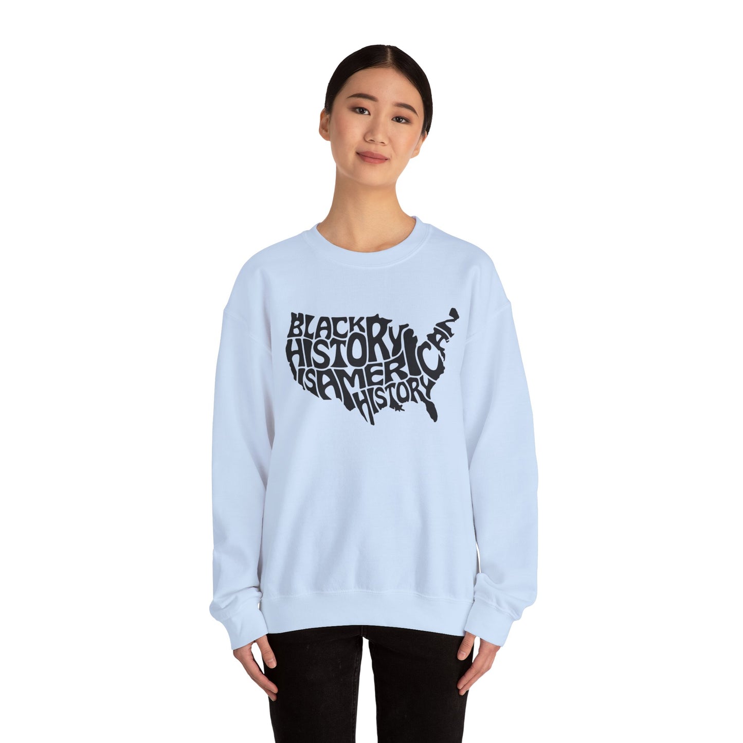 Black History Unisex Heavy Blend™ Crewneck Sweatshirt