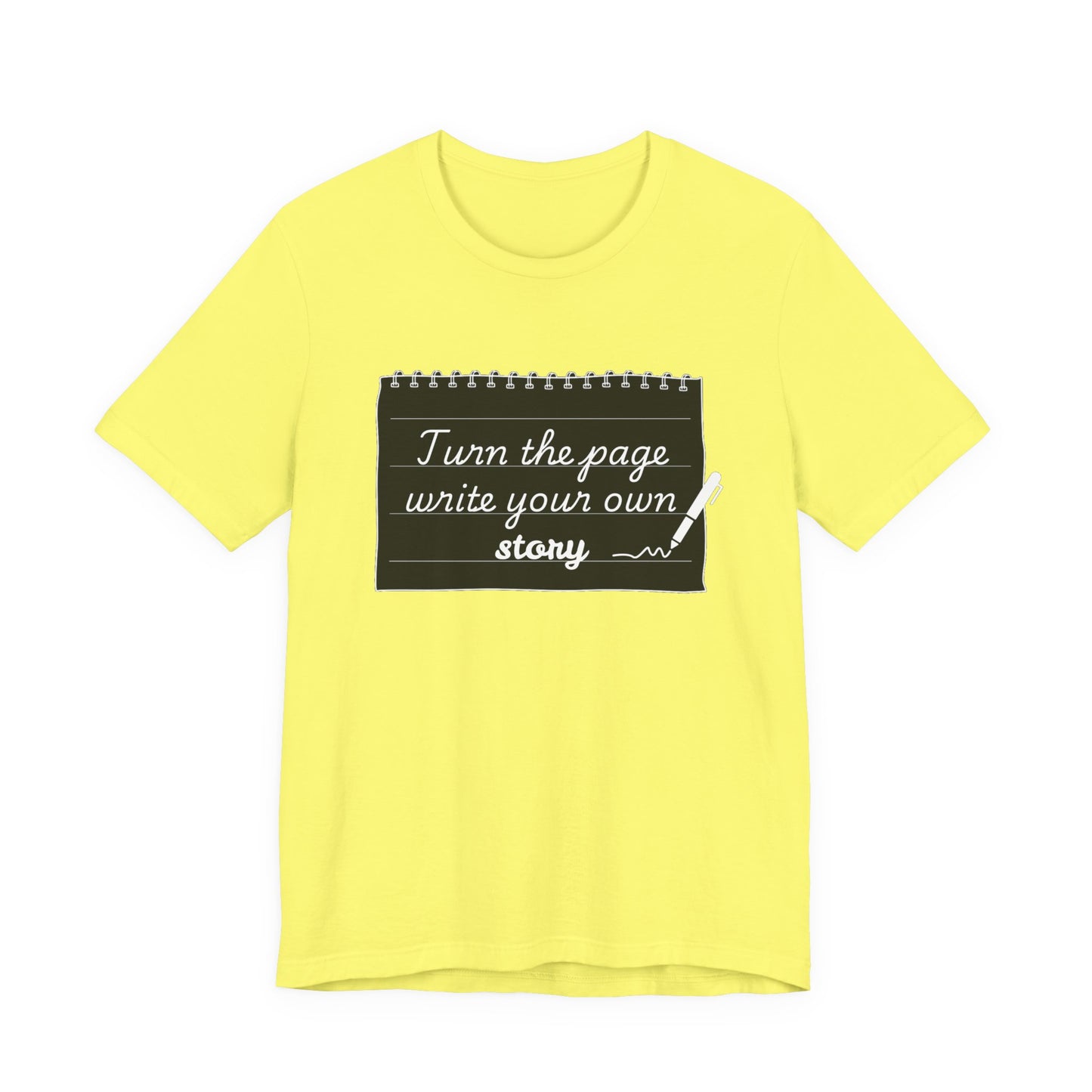 Turn the Page And Write Your Story Unisex Softstyle T-Shirt