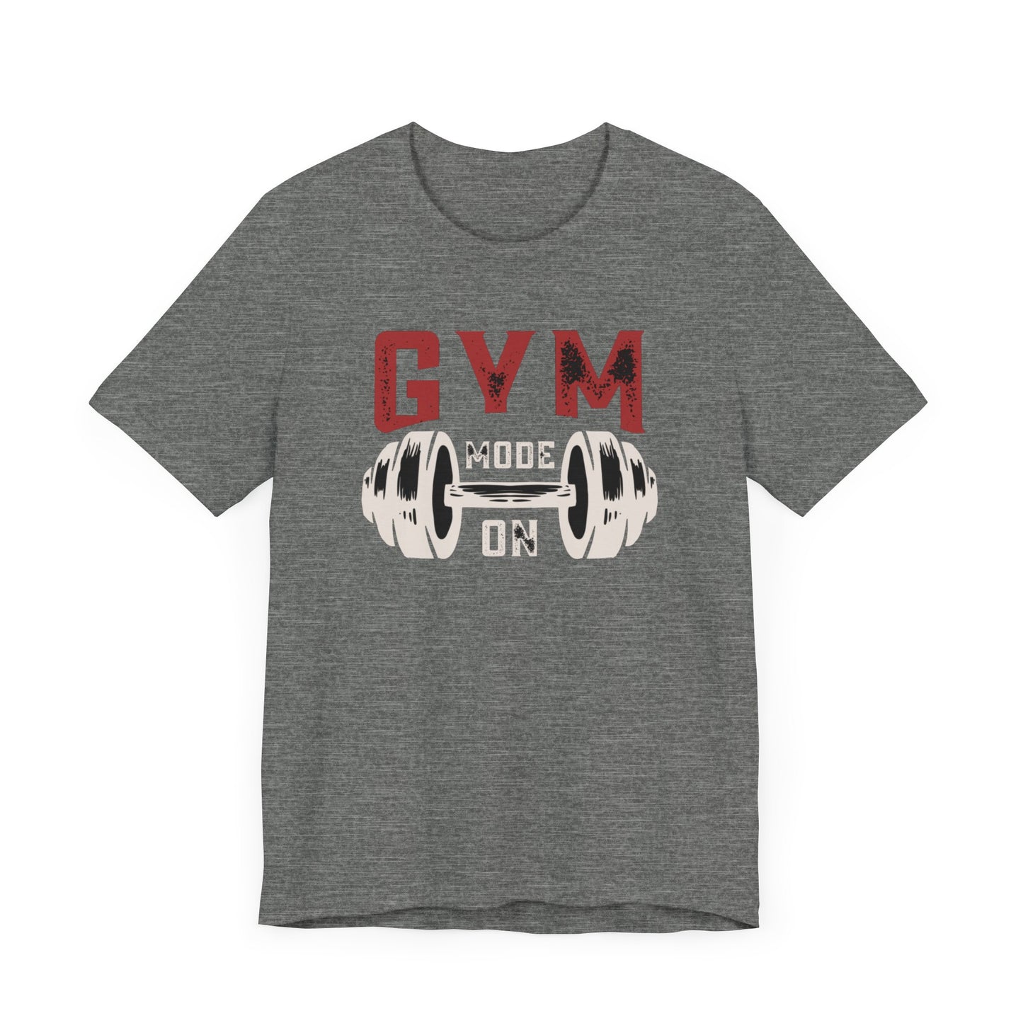 Gym Mode On Unisex Jersey Short Sleeve Tee