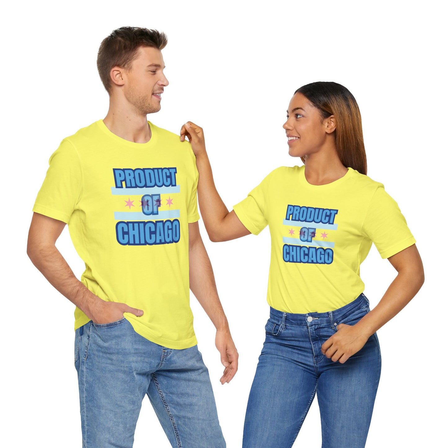 Product Of Chicago Unisex Jersey Short Sleeve Tee
