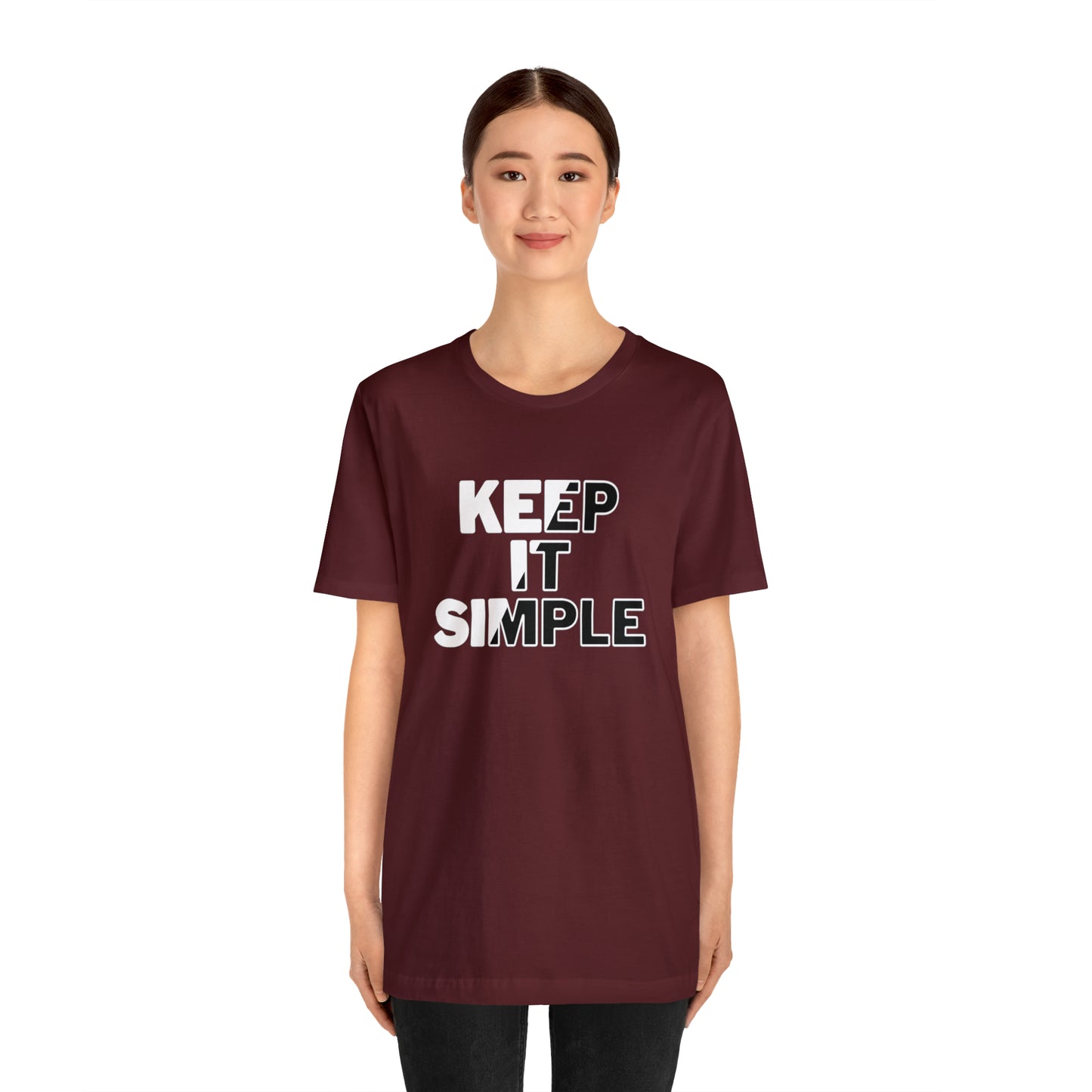 Keep It Simple Unisex Jersey Short Sleeve Tee