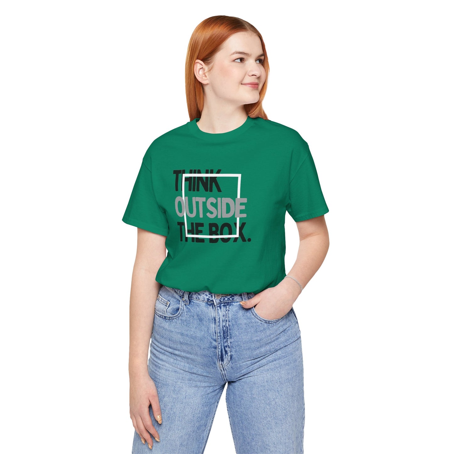 Think Outside the Box Unisex Jersey Short Sleeve Tee