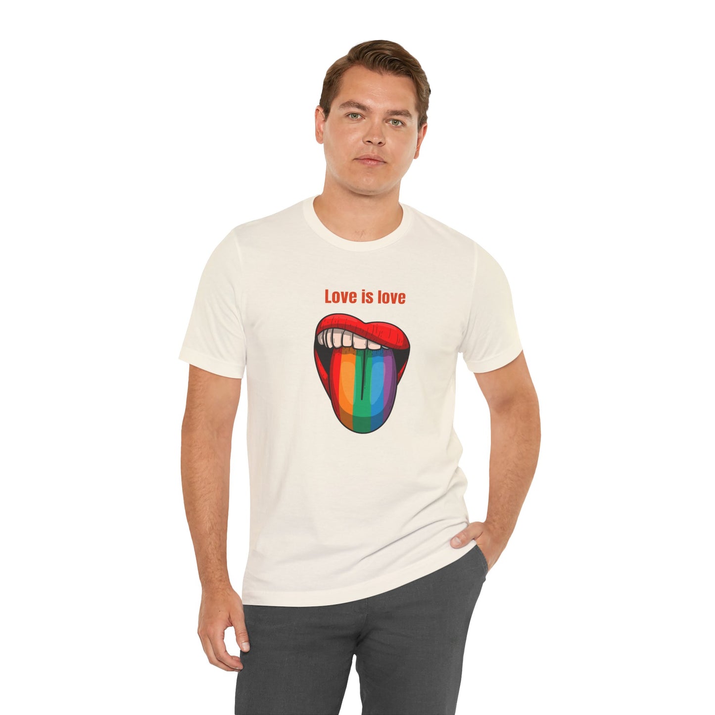 Love Is Love Unisex Jersey Short Sleeve Tee