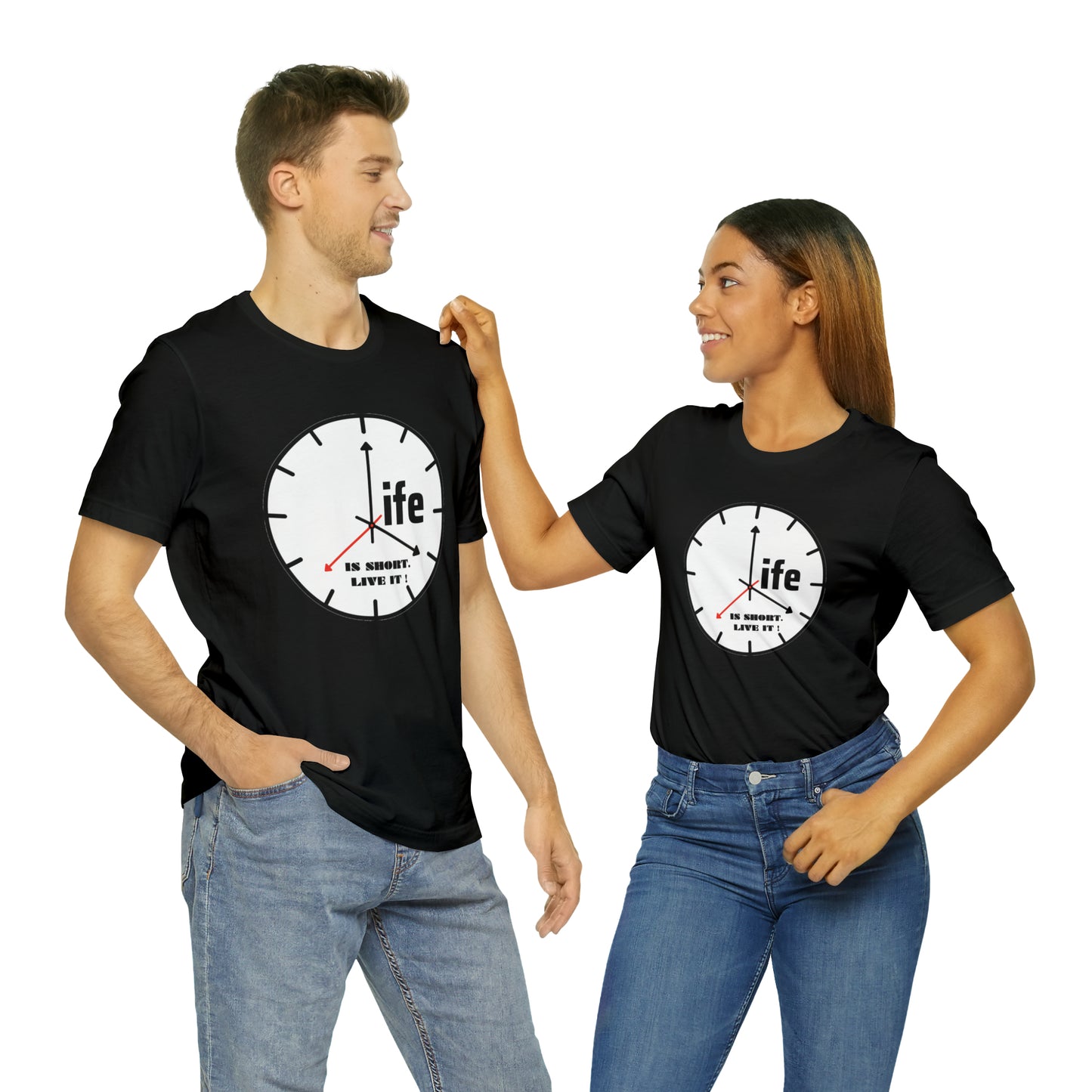 Life is To Short Live It Unisex Jersey Short Sleeve Tee