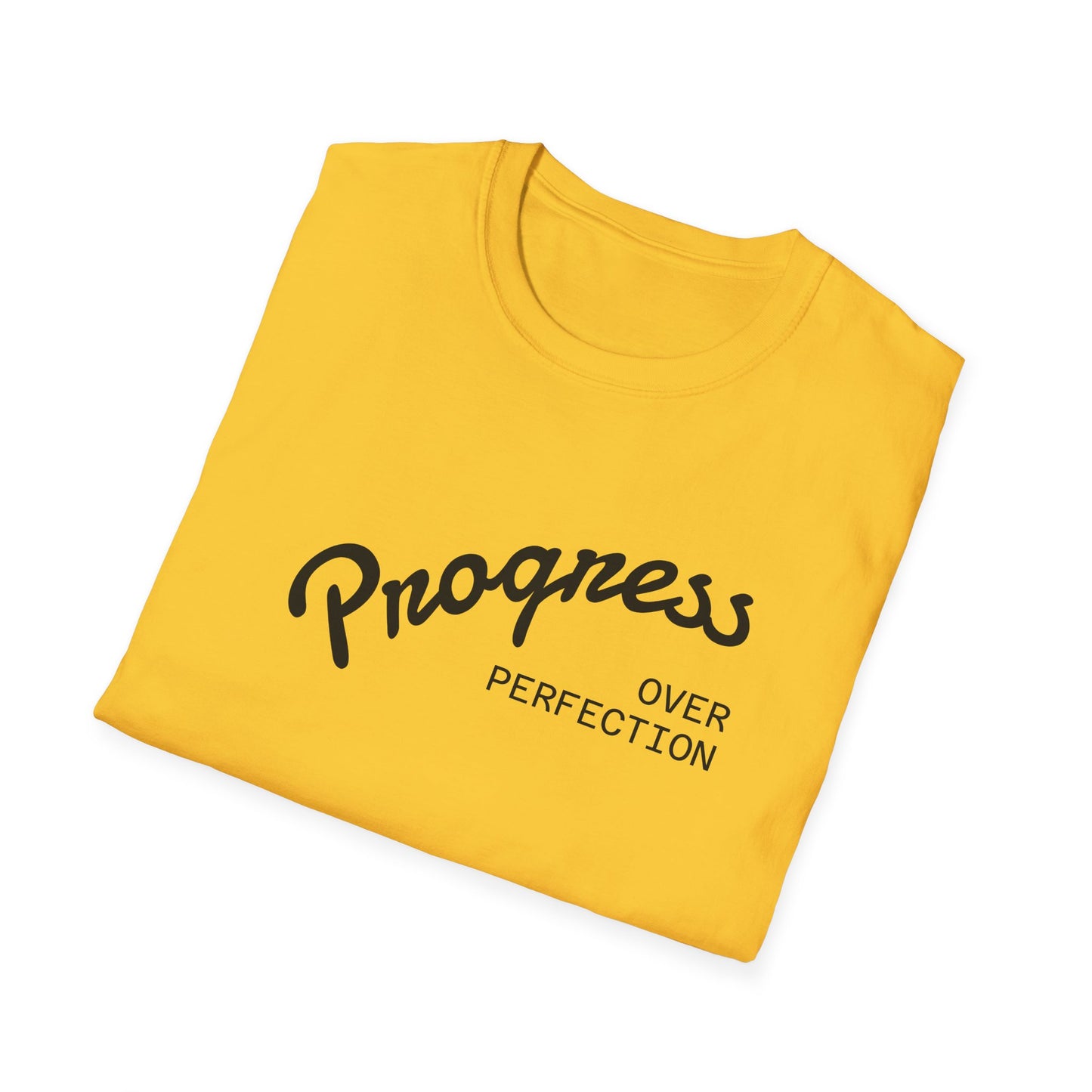 Progress Over Perfection Unisex Softstyle T-Shirt