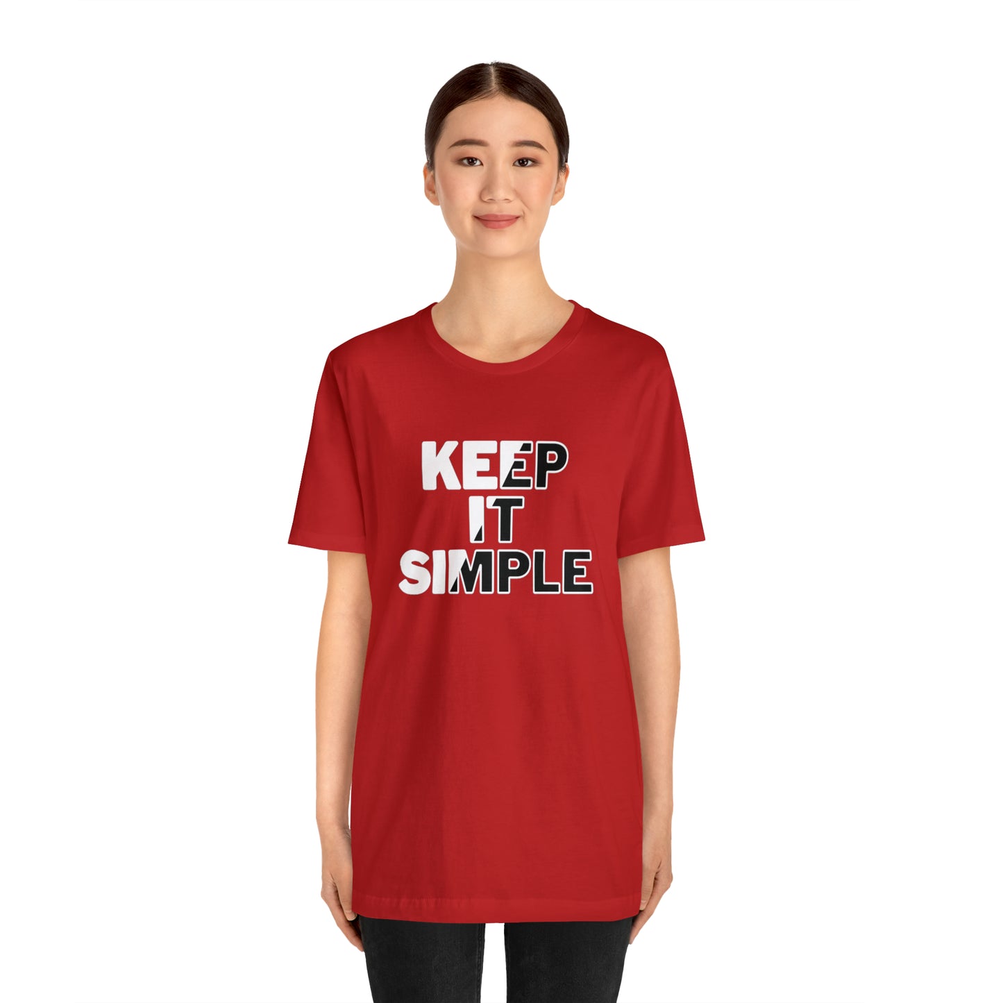 Keep It Simple Unisex Jersey Short Sleeve Tee