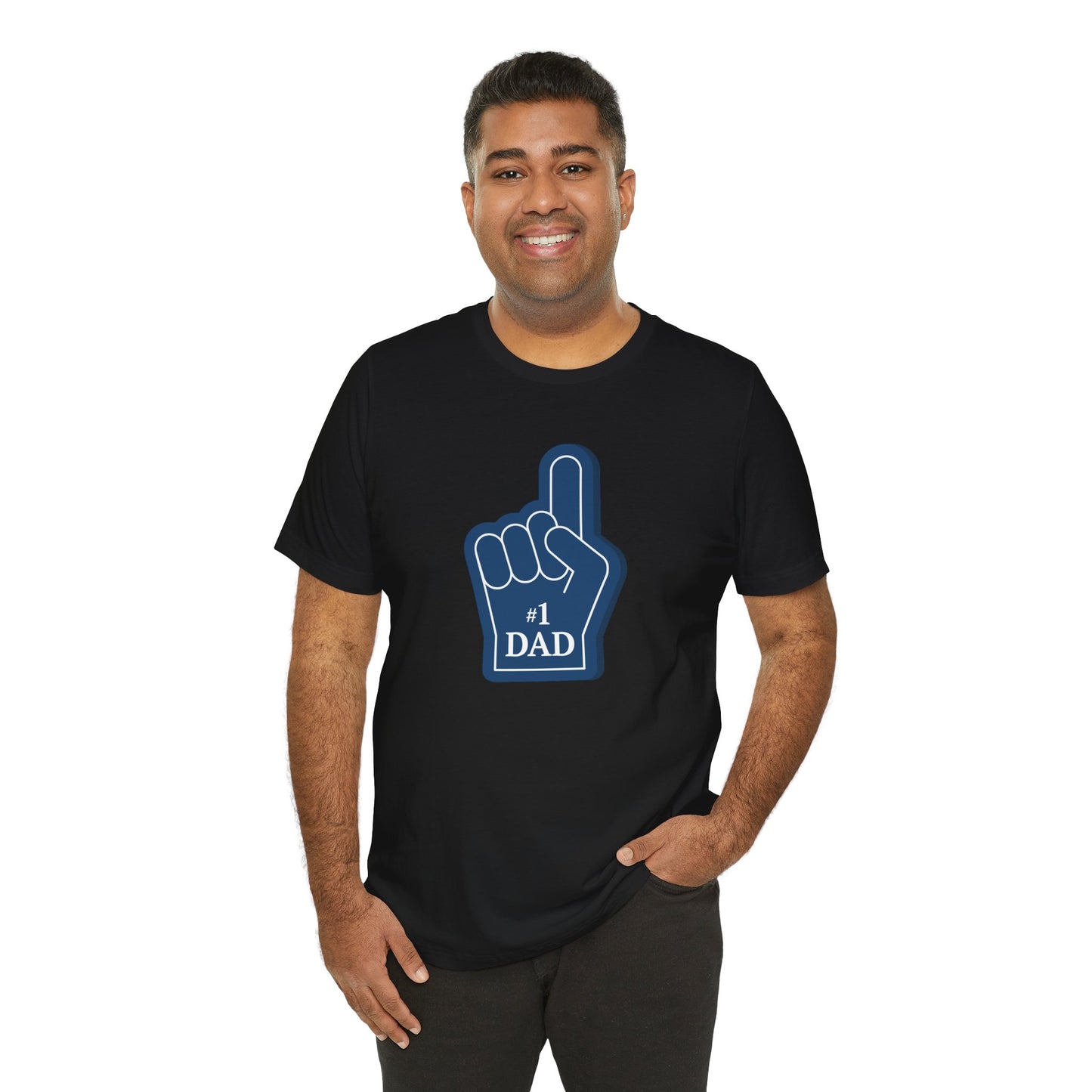 #1 Dad Unisex Jersey Short Sleeve Tee