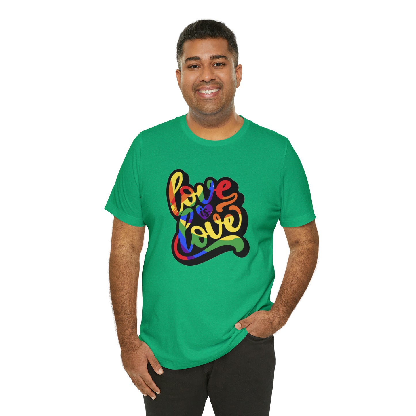 Love Is Love Unisex Jersey Short Sleeve Tee