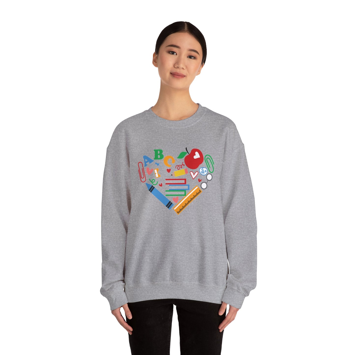 A,B,C Unisex Heavy Blend™ Crewneck Sweatshirt