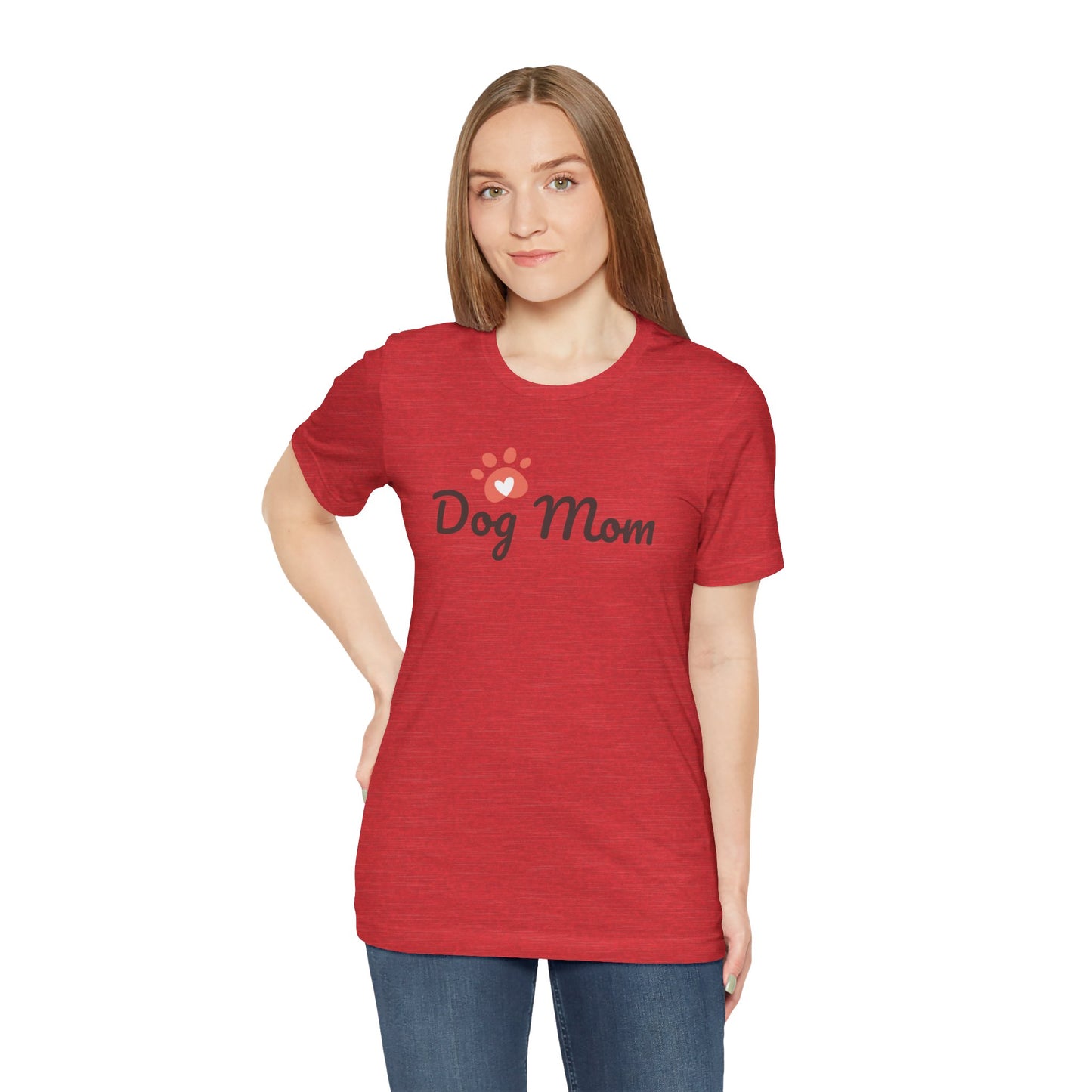 Dog Mom Unisex Jersey Short Sleeve Tee