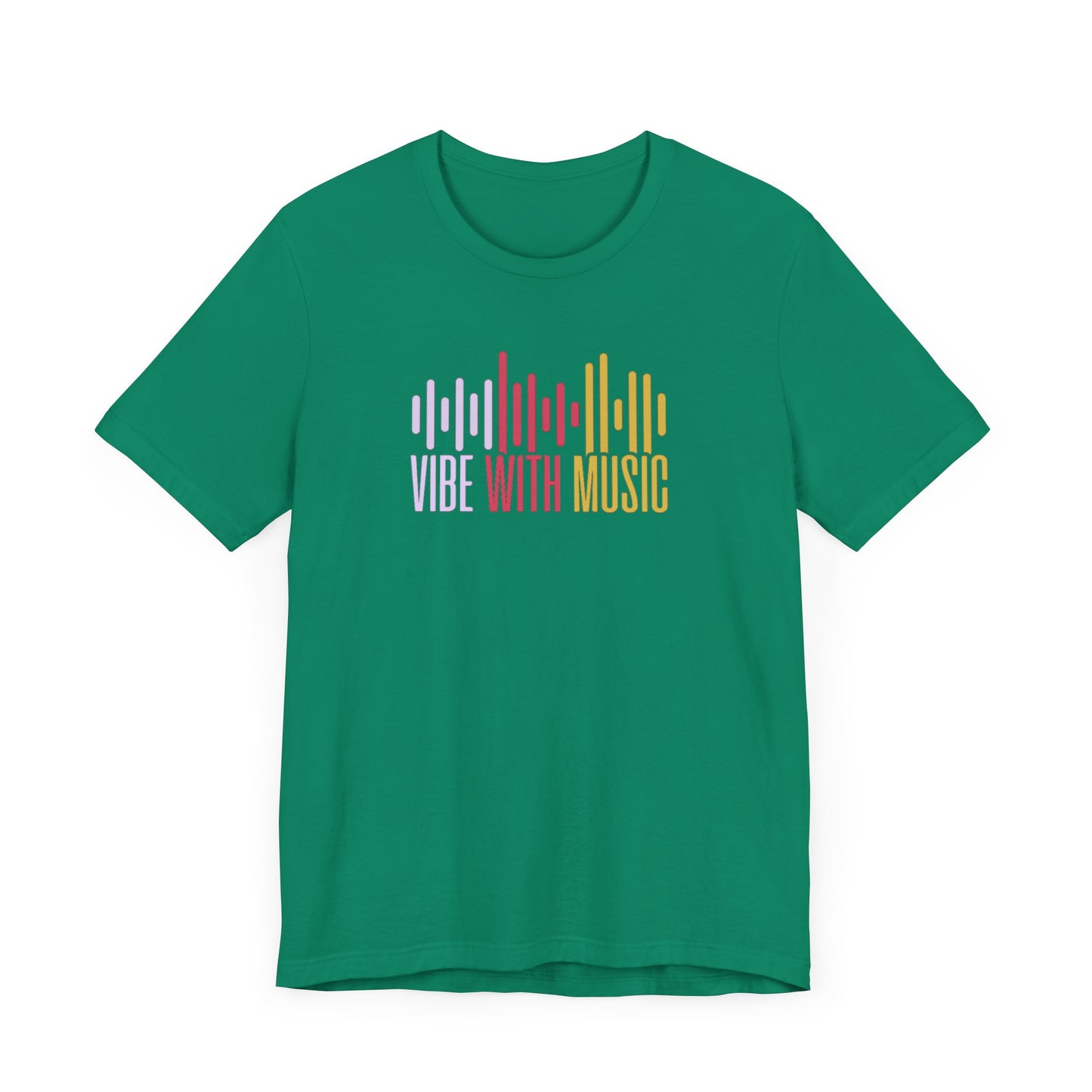 Vibe With Music Unisex Jersey Short Sleeve Tee