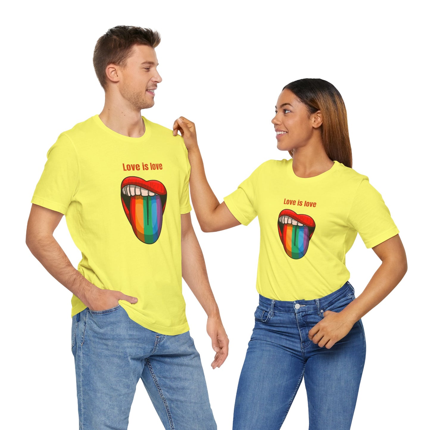 Love Is Love Unisex Jersey Short Sleeve Tee