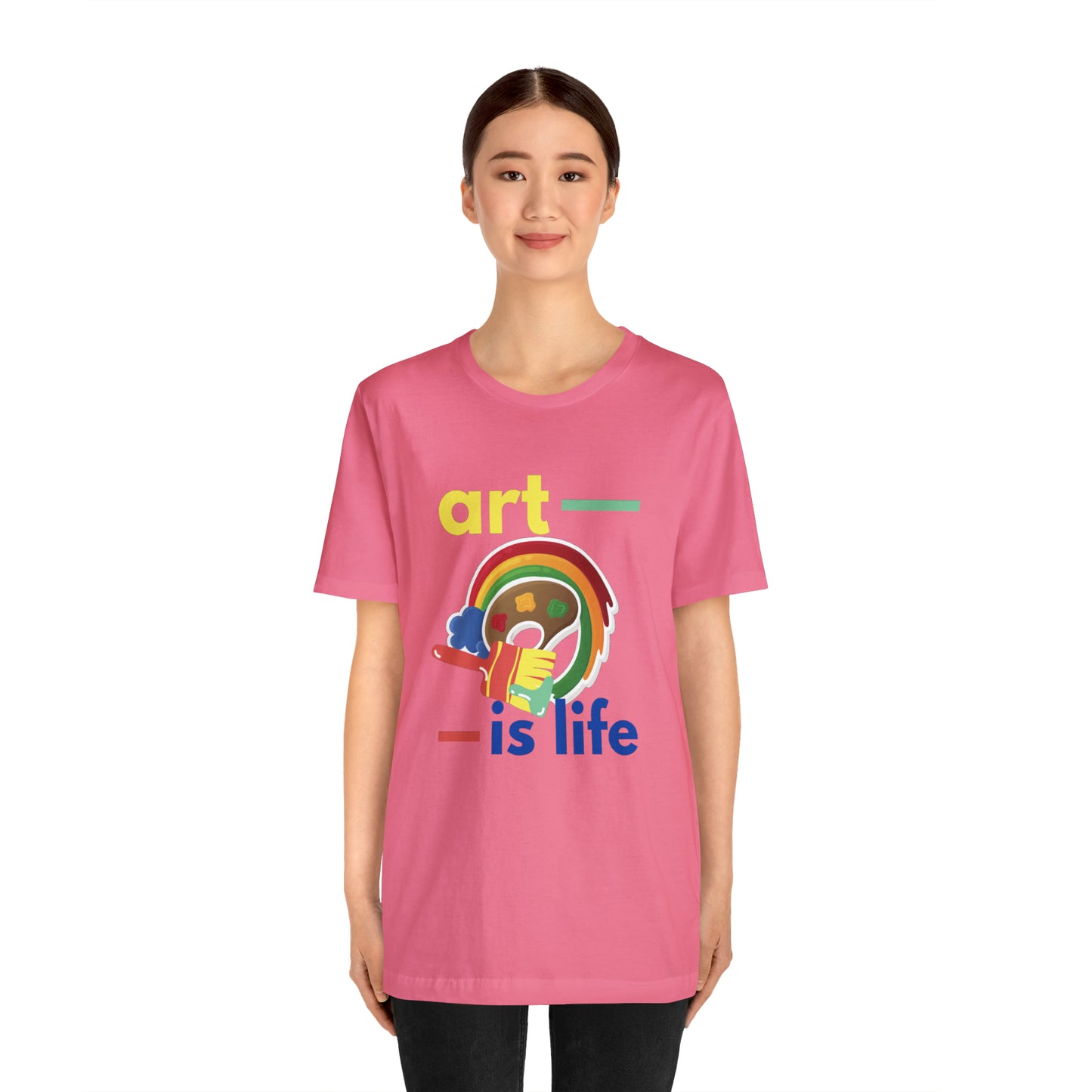 Life Is Art Unisex Jersey Short Sleeve Tee