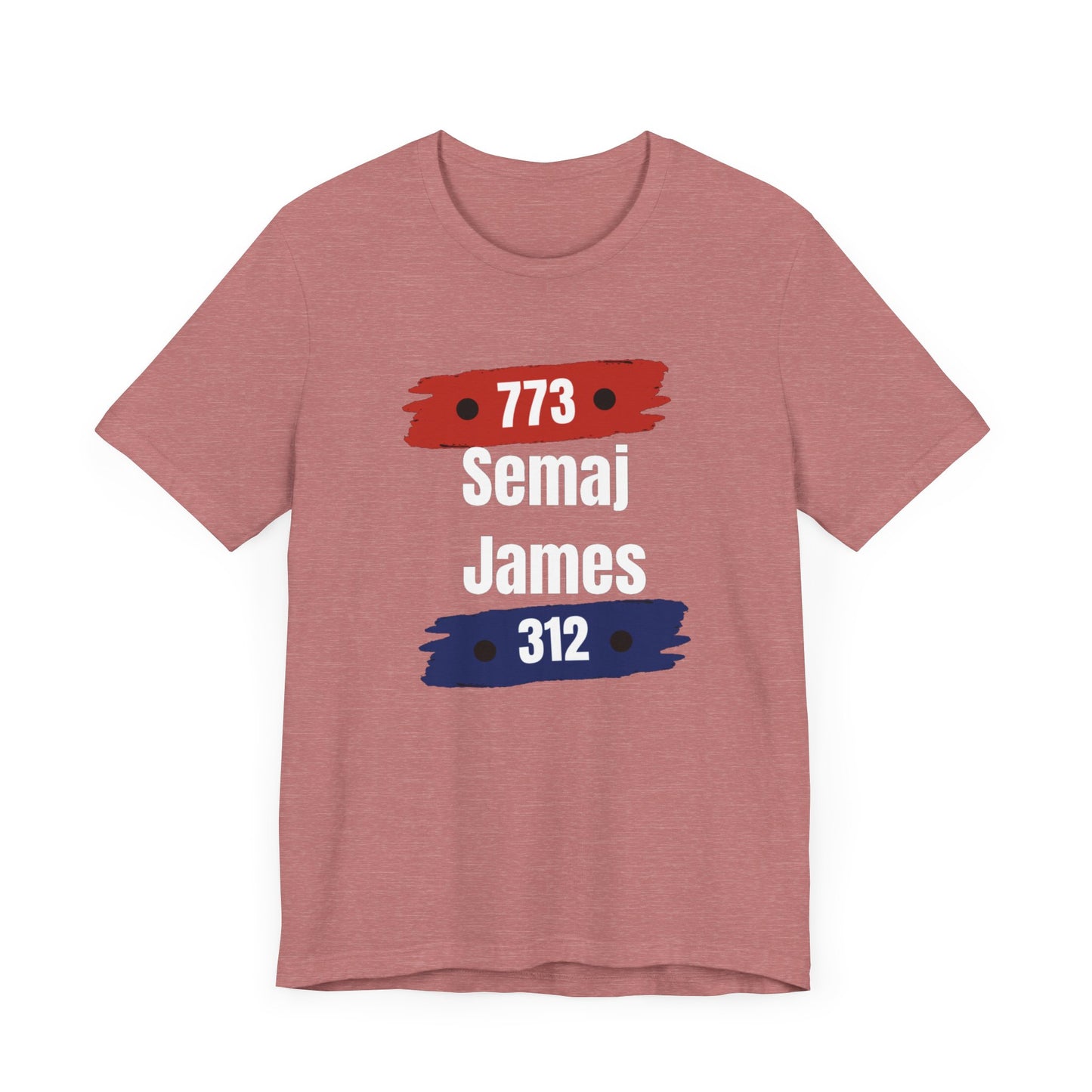 Semaj James 773/312 Unisex Short Sleeve Tee