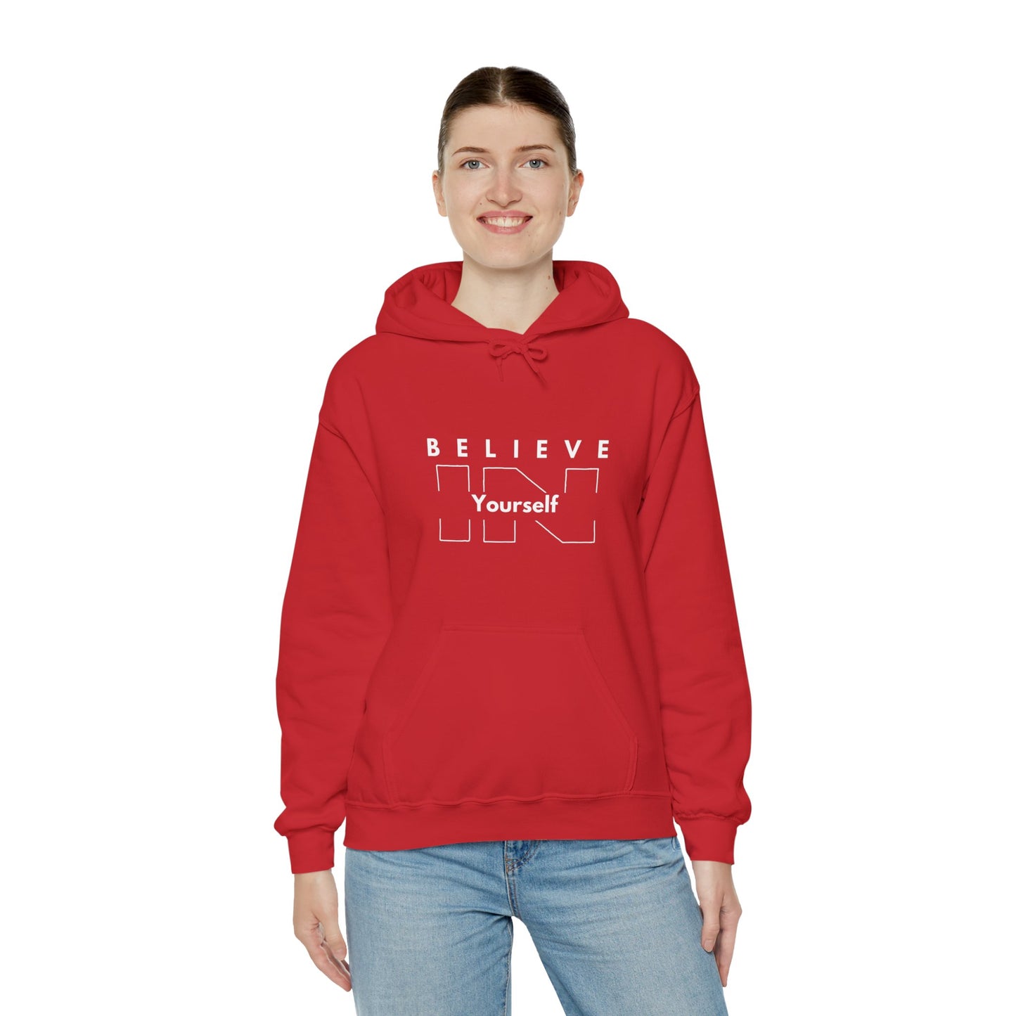 Believe In Yourself Unisex Heavy Blend™ Hooded Sweatshirt