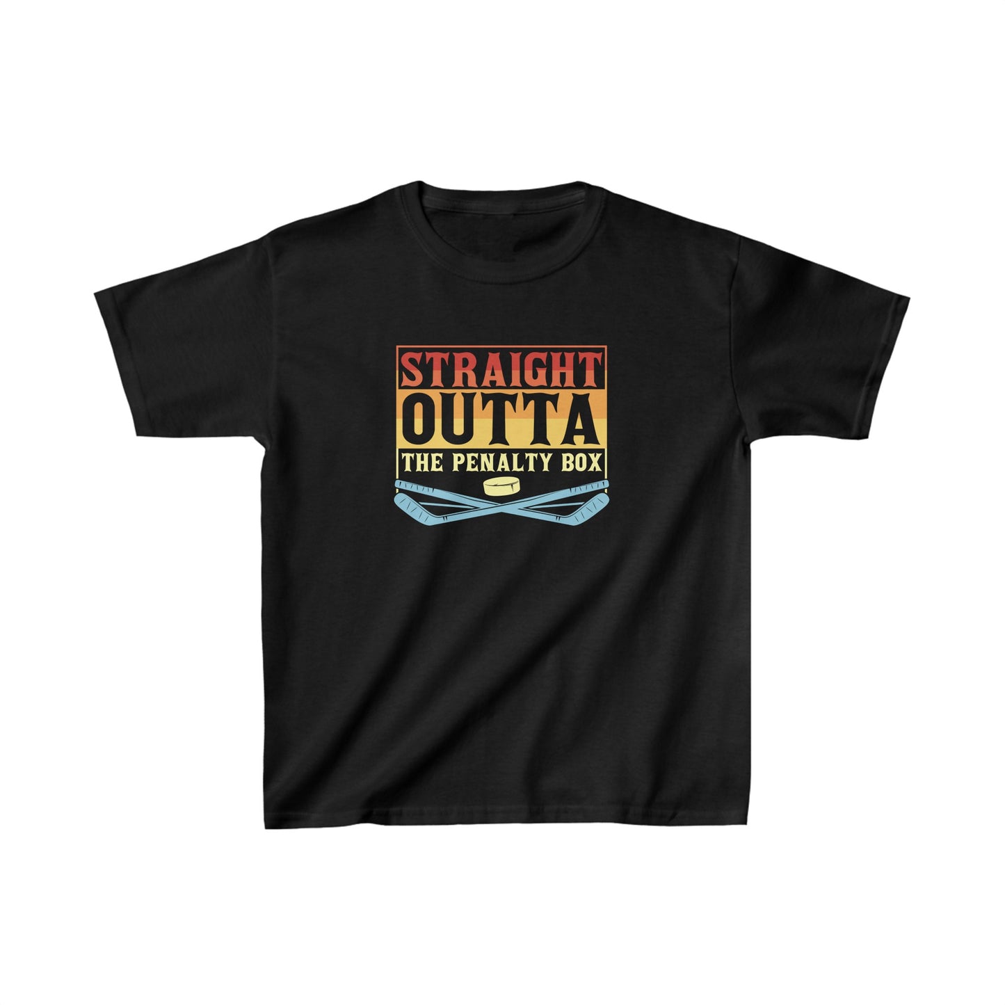 Kids Straight Outta Penalty Box Heavy Cotton™ Tee