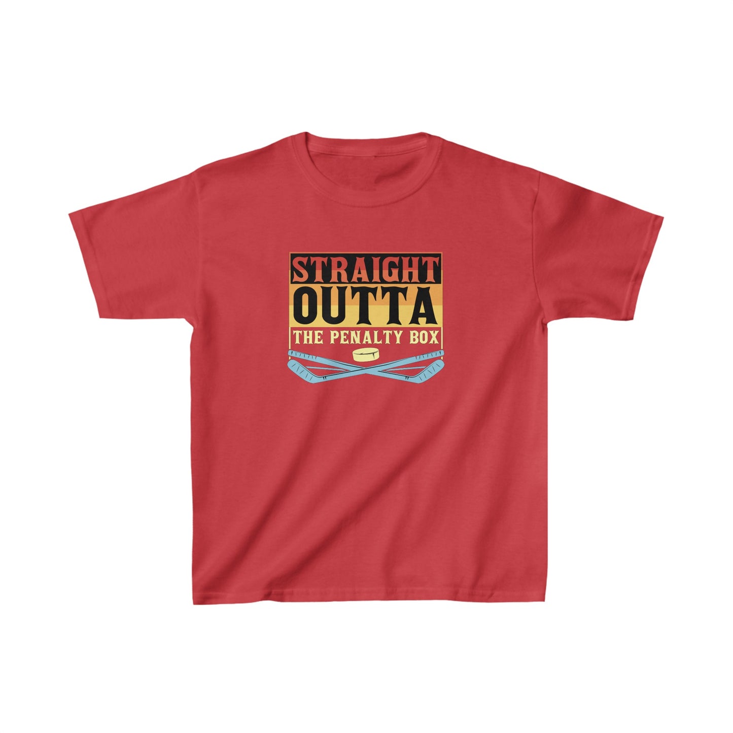 Kids Straight Outta Penalty Box Heavy Cotton™ Tee