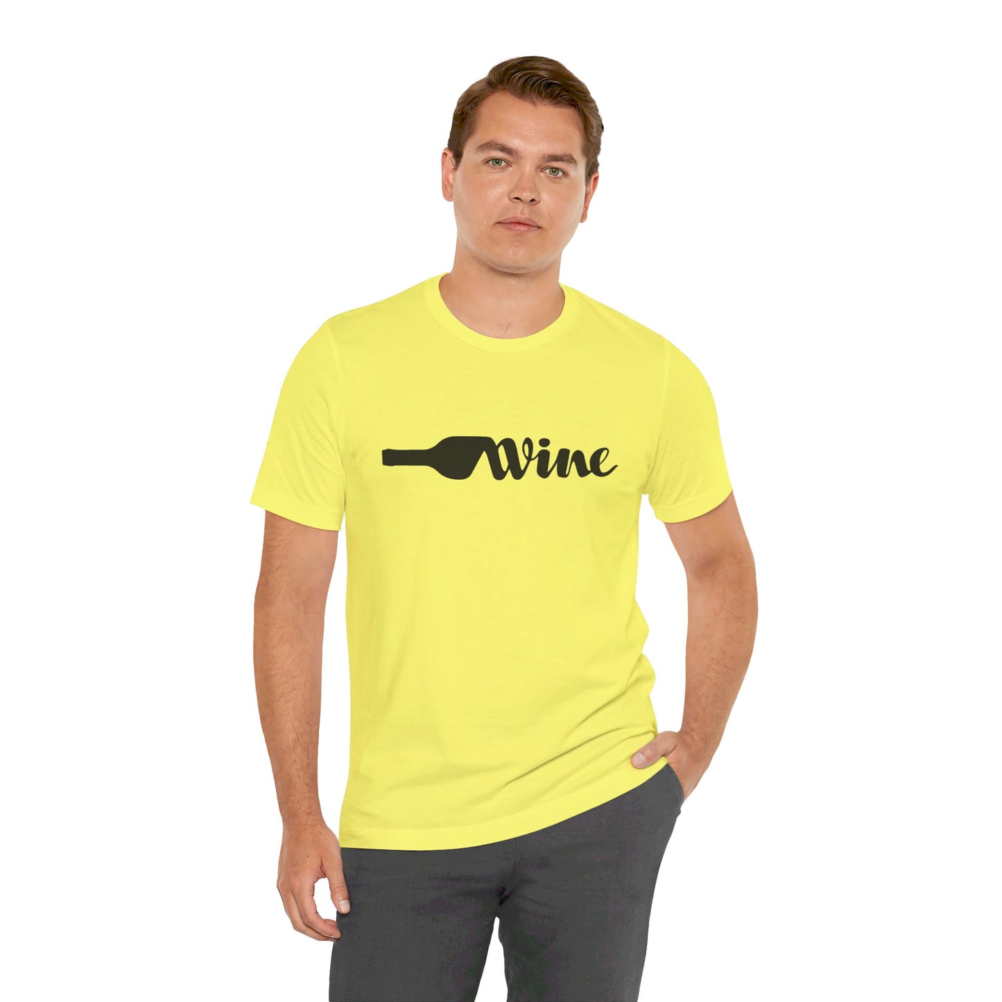 Wine Unisex Jersey Short Sleeve Tee