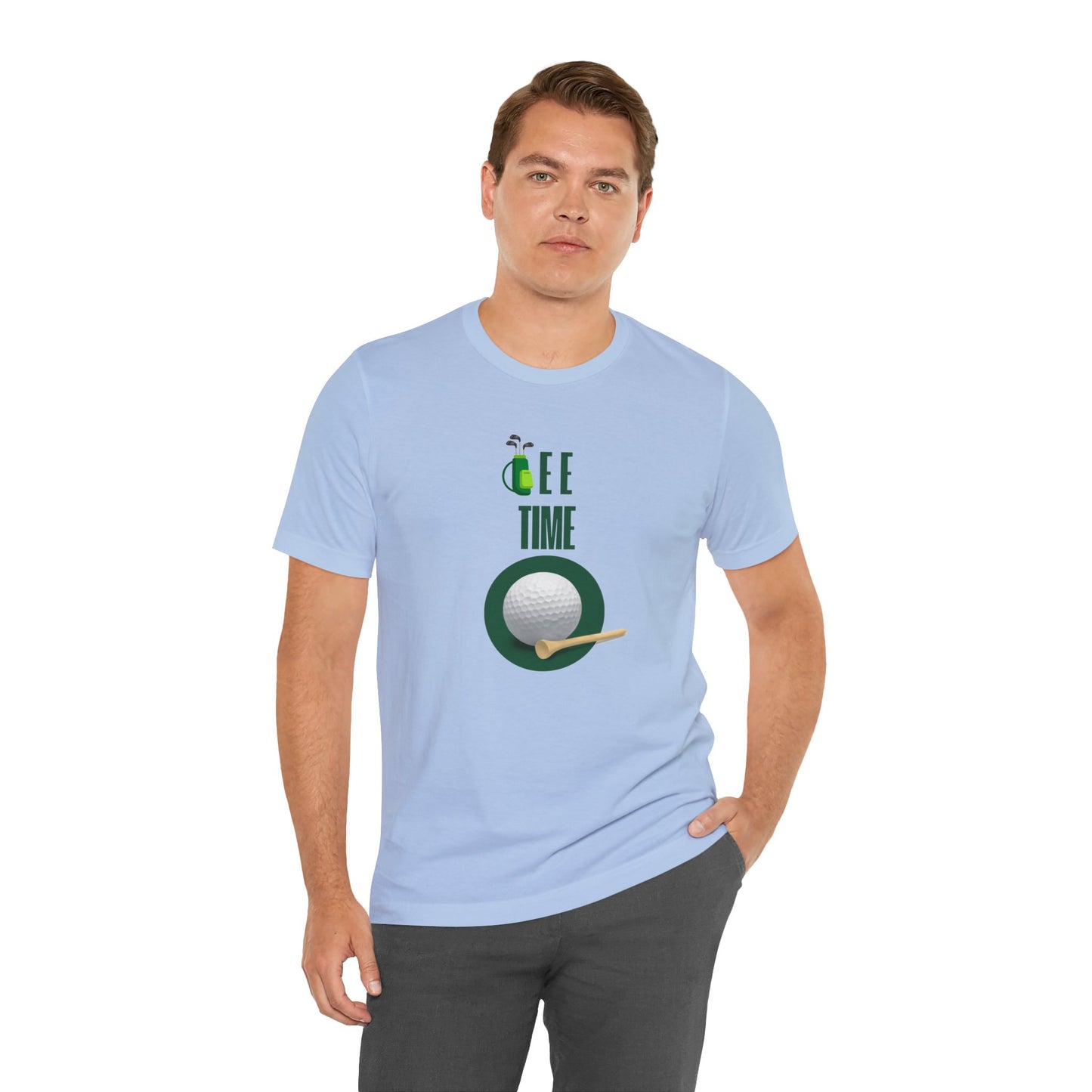 Golf/ Tee Time Unisex Jersey Short Sleeve Tee