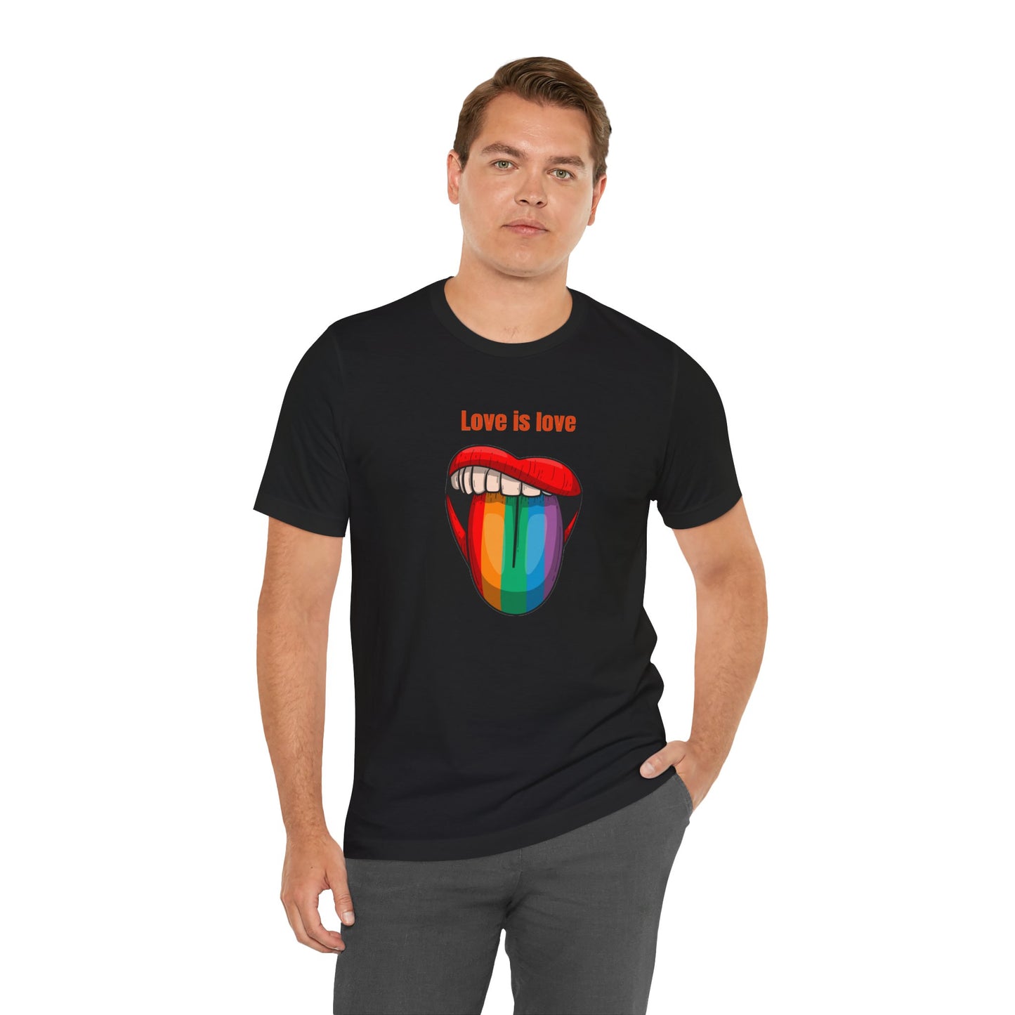 Love Is Love Unisex Jersey Short Sleeve Tee