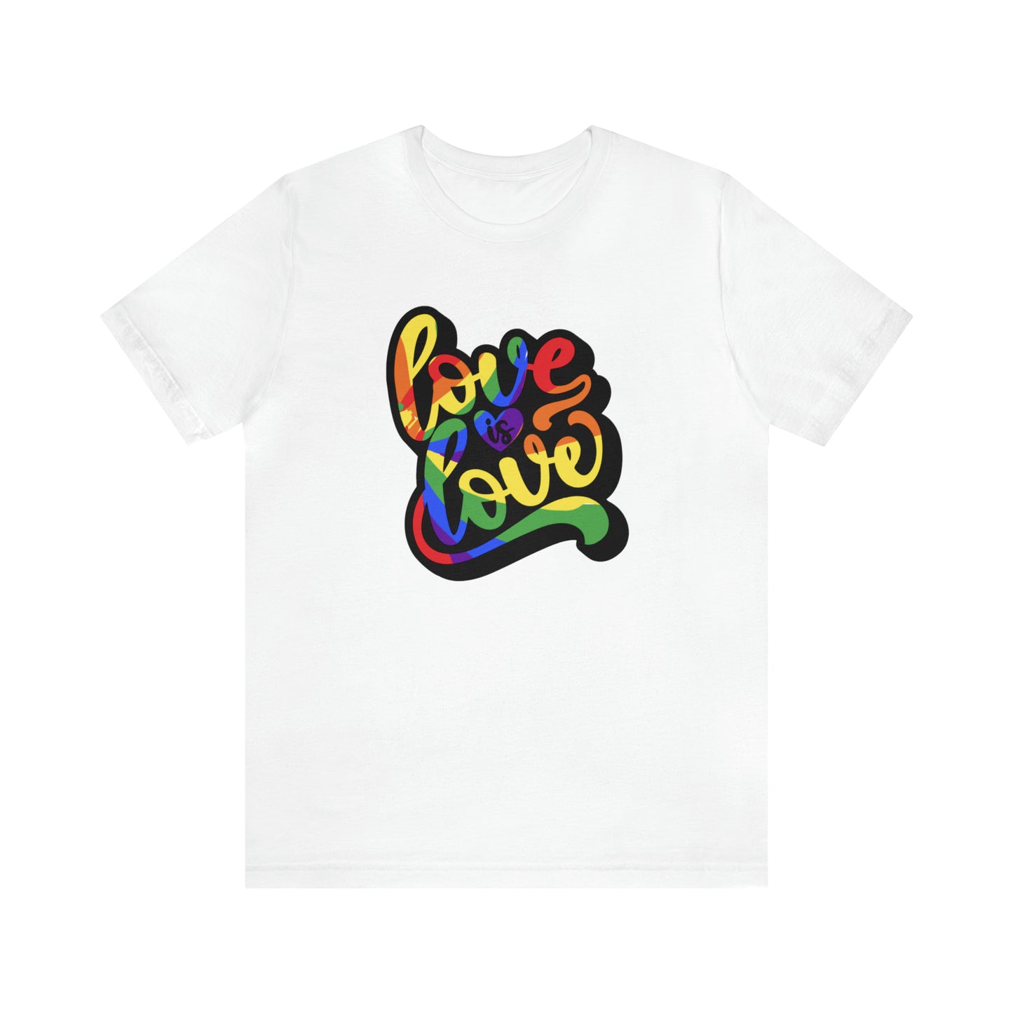 Love Is Love Unisex Jersey Short Sleeve Tee