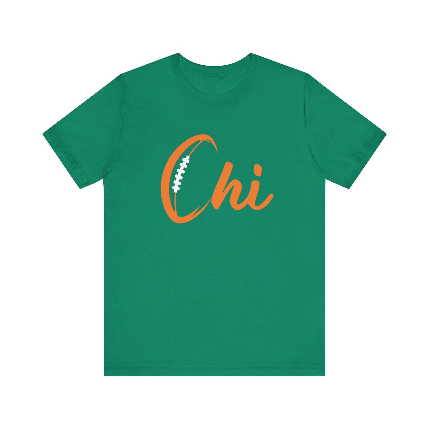 Chi Football/ Orange Unisex Jersey Short Sleeve Tee