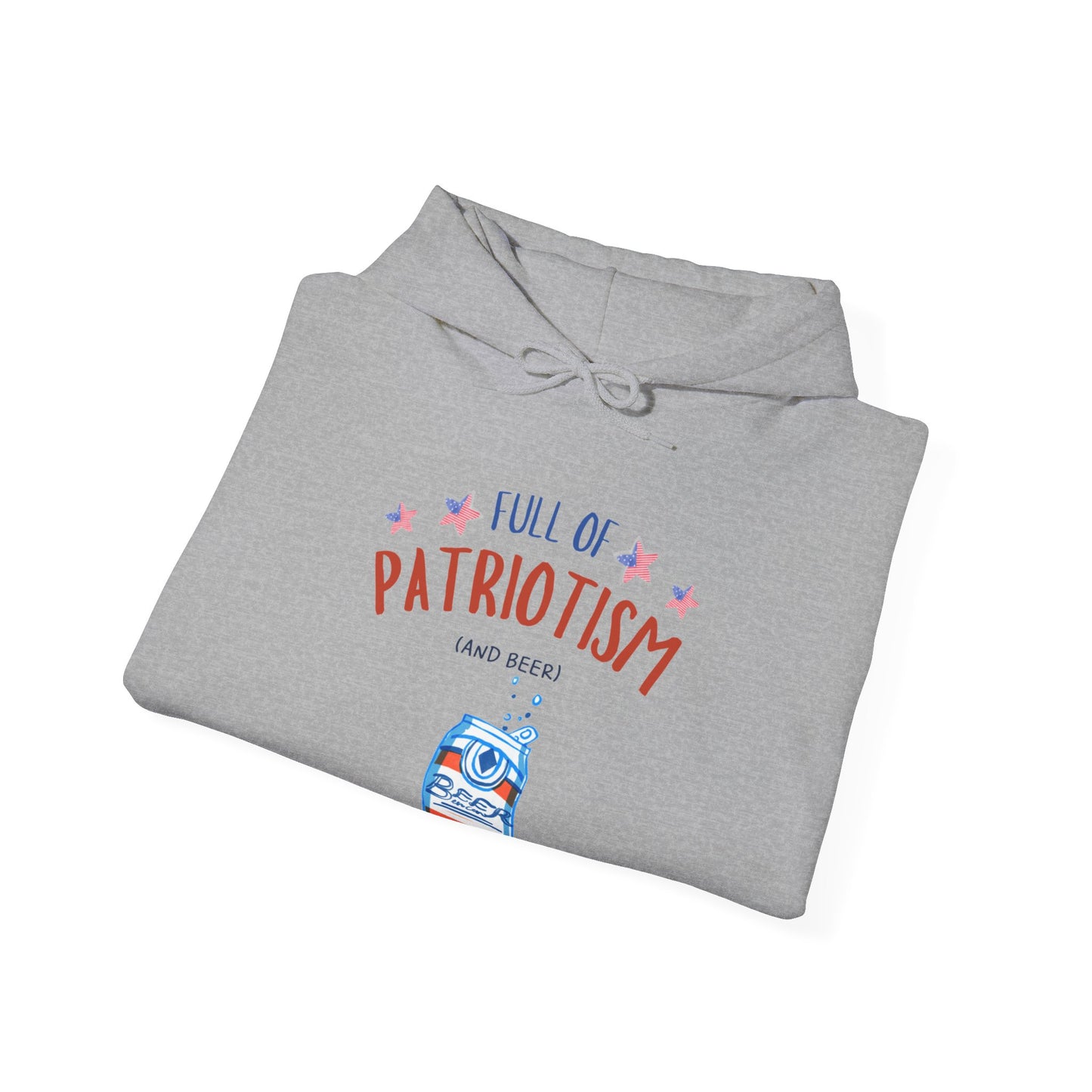 Full of Patriotism and Beer Unisex Heavy Blend™ Hooded Sweatshirt