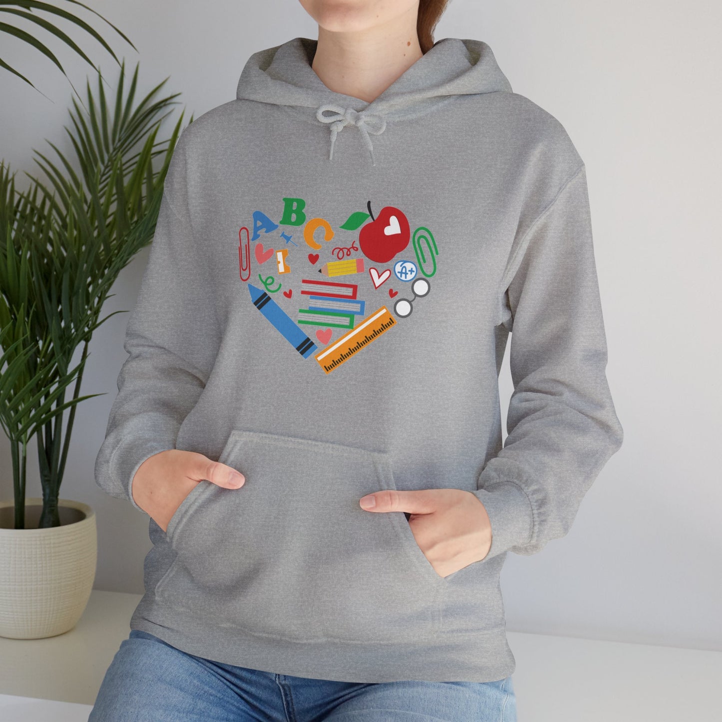 A,B,C, Unisex Heavy Blend™ Hooded Sweatshirt