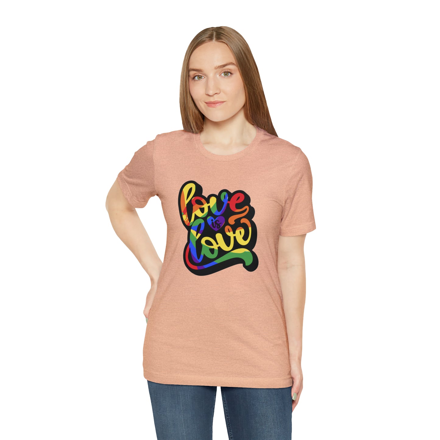 Love Is Love Unisex Jersey Short Sleeve Tee